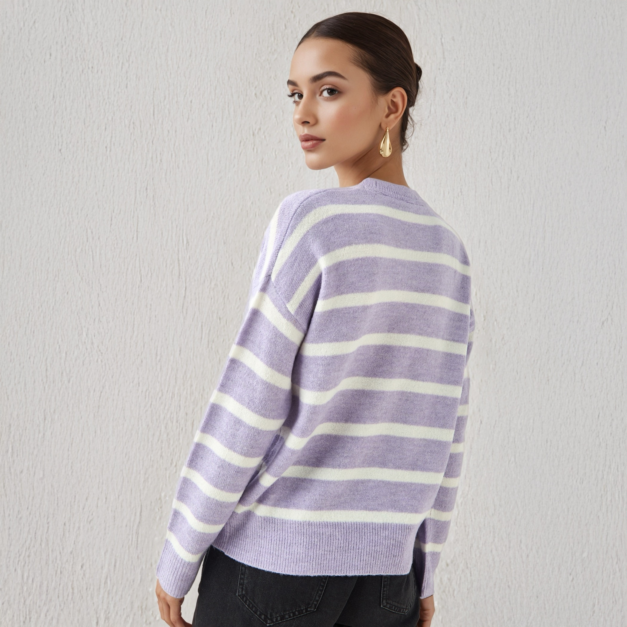 Striped Crew Neck Sweater-women-clothing-cardigansandjumpers-jumpers-image-3
