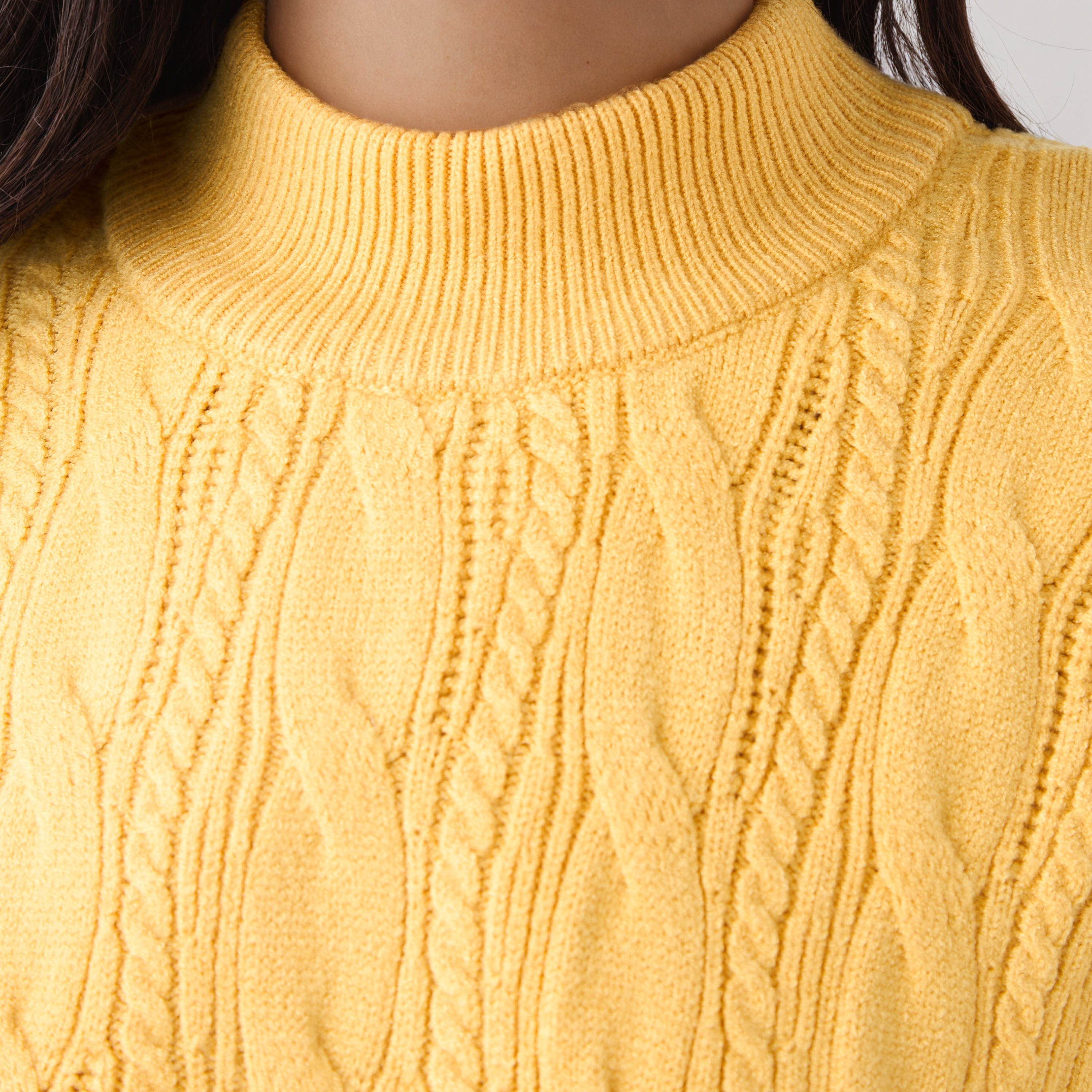 كنزة بوكسي بأكمام طويلة ونسيج كابل-women-winterwear-cardigansandjumpers-jumpers-image-10