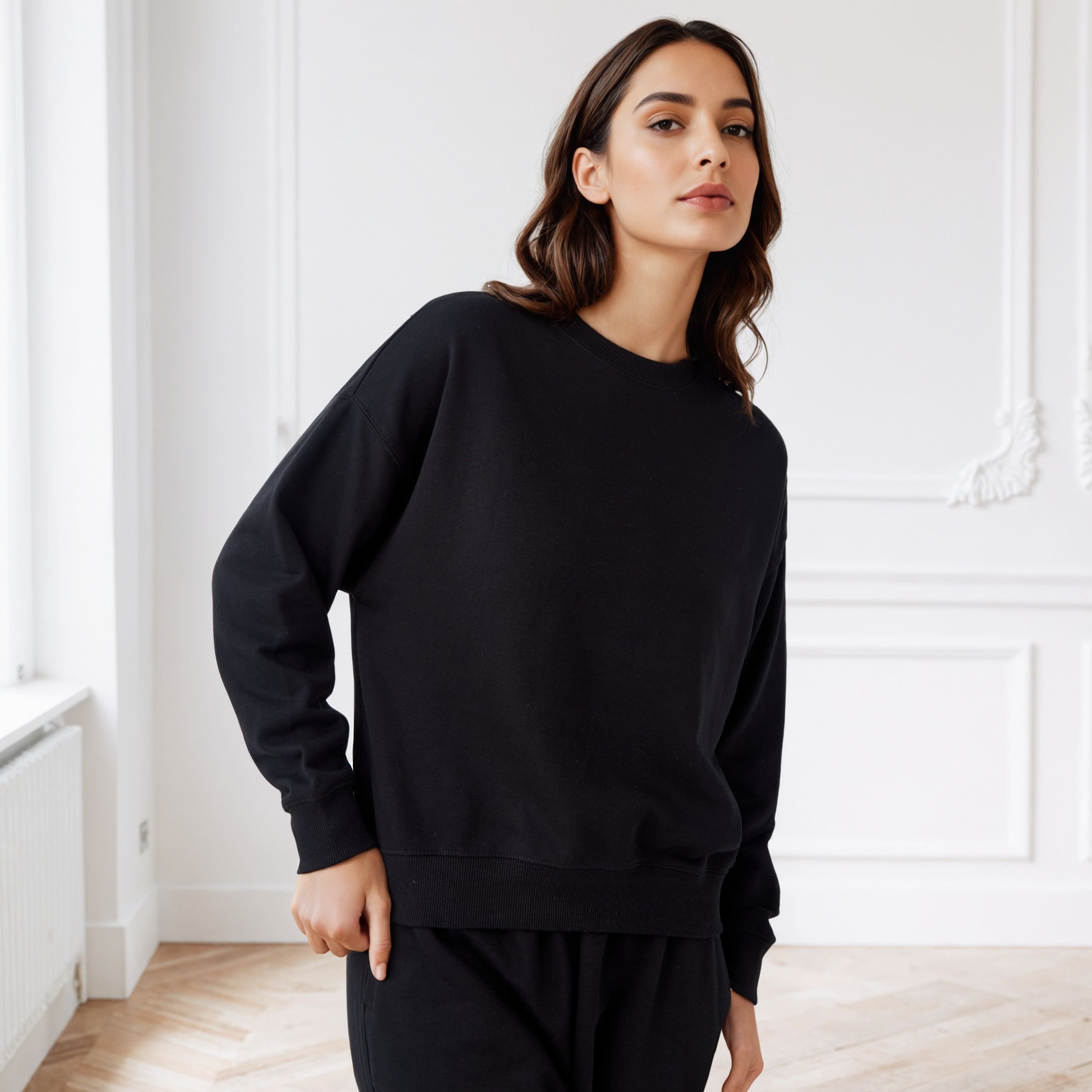 سويت شيرت بقصة مريحة-women-clothing-hoodiesandsweatshirts-sweatshirts-image-1