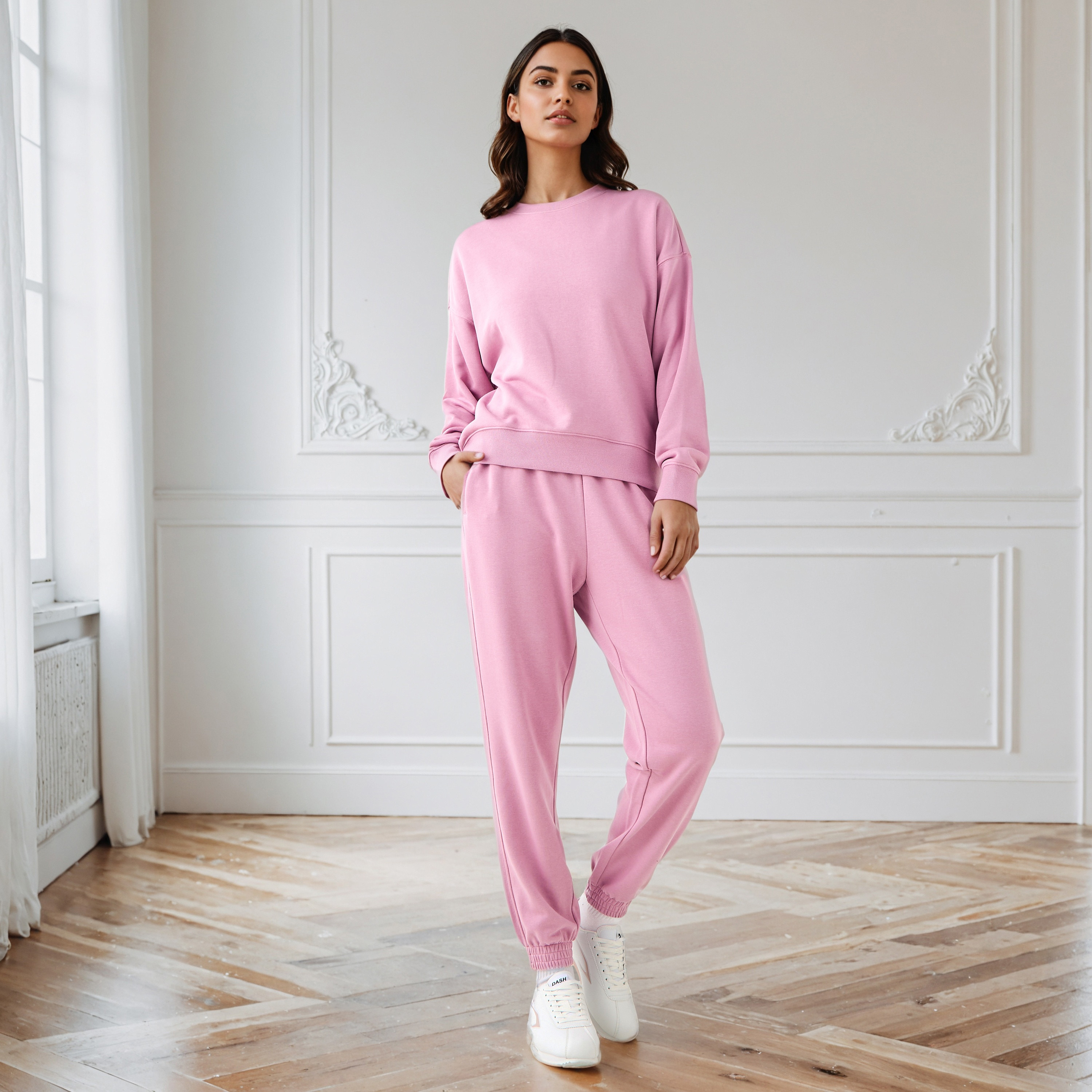 Relaxed Fit Sweatshirt-women-winterwear-hoodiesandsweatshirts-sweatshirts-image-2