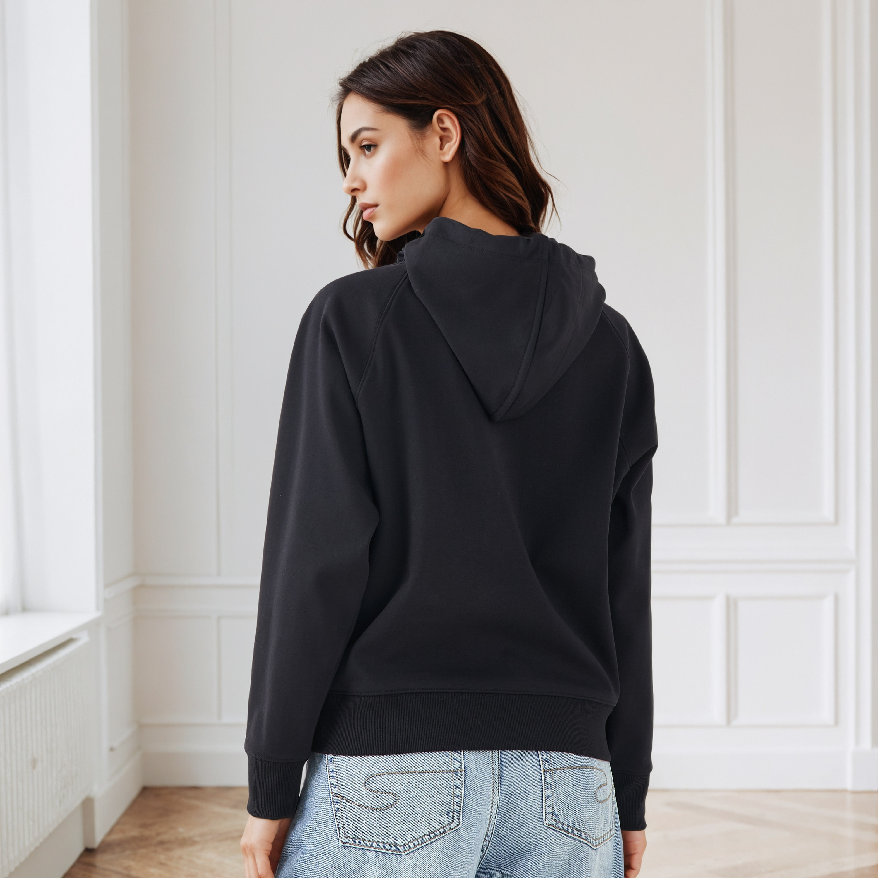 Rope Drawcord Hoodie with Kangaroo Pockets-women-winterwear-hoodiesandsweatshirts-hoodies-image-3
