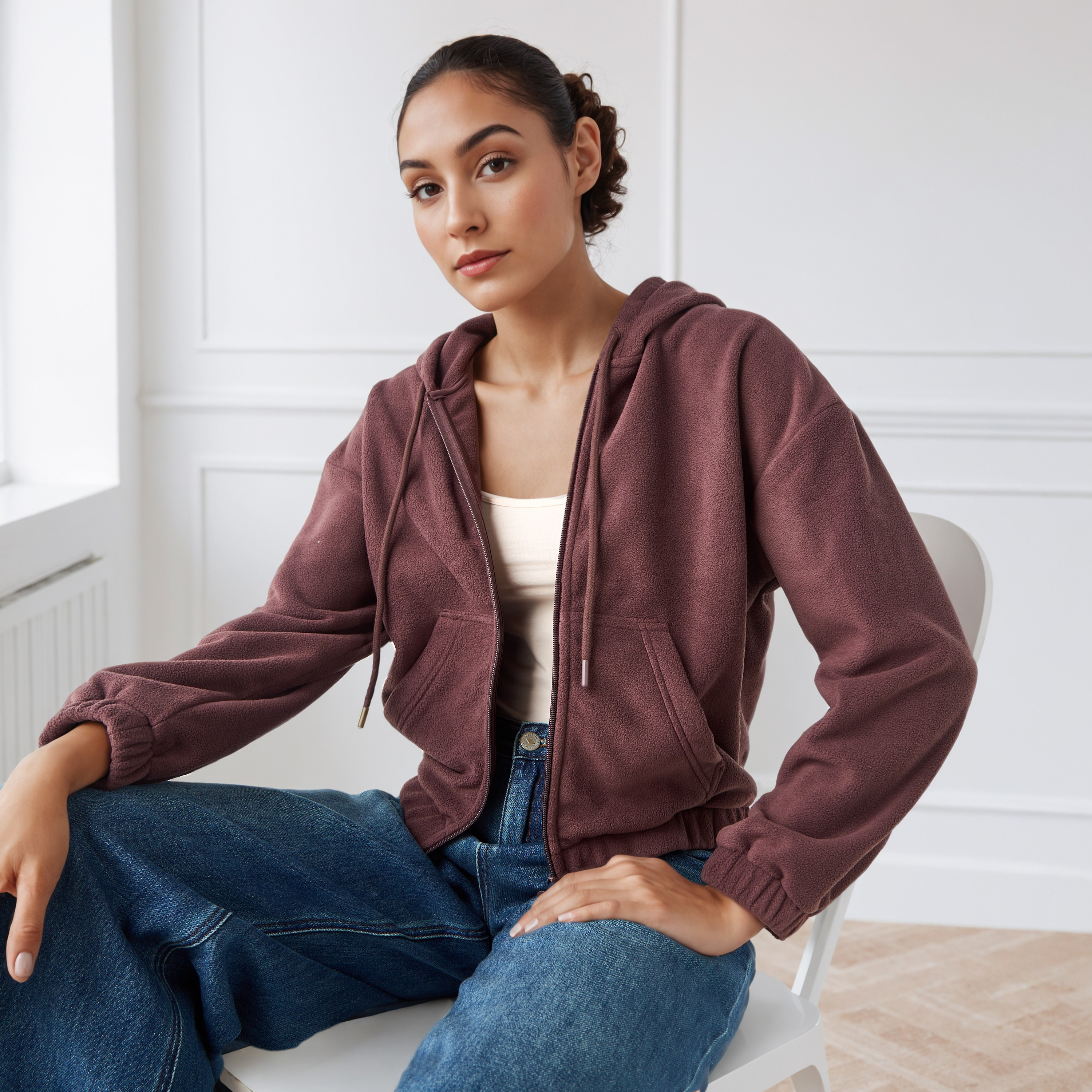جاكيت صوف بوليستر بقبعة-women-winterwear-coatsandjackets-jackets-image-6