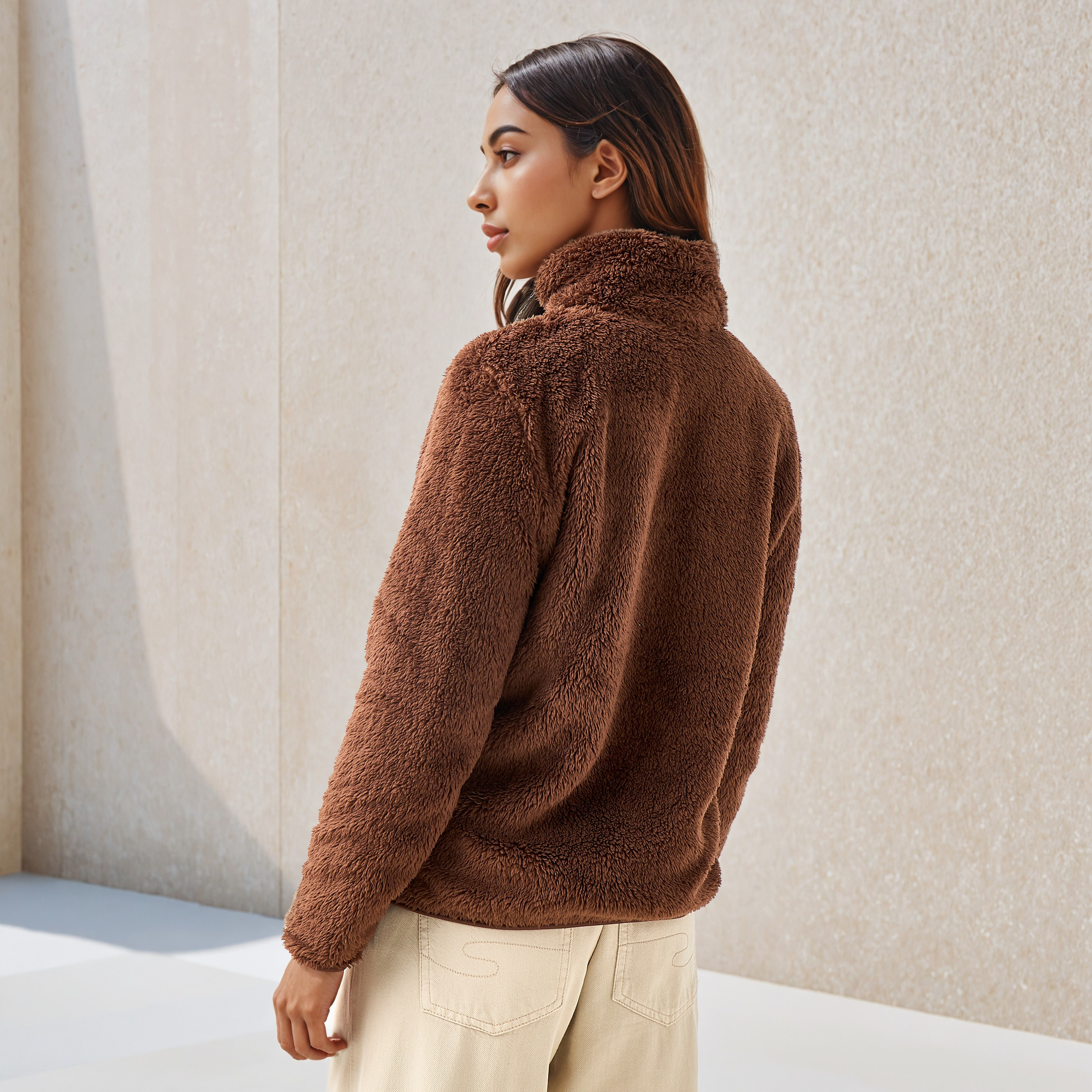 جاكيت بوليستر ببطانة شيربا-women-winterwear-coatsandjackets-jackets-image-3
