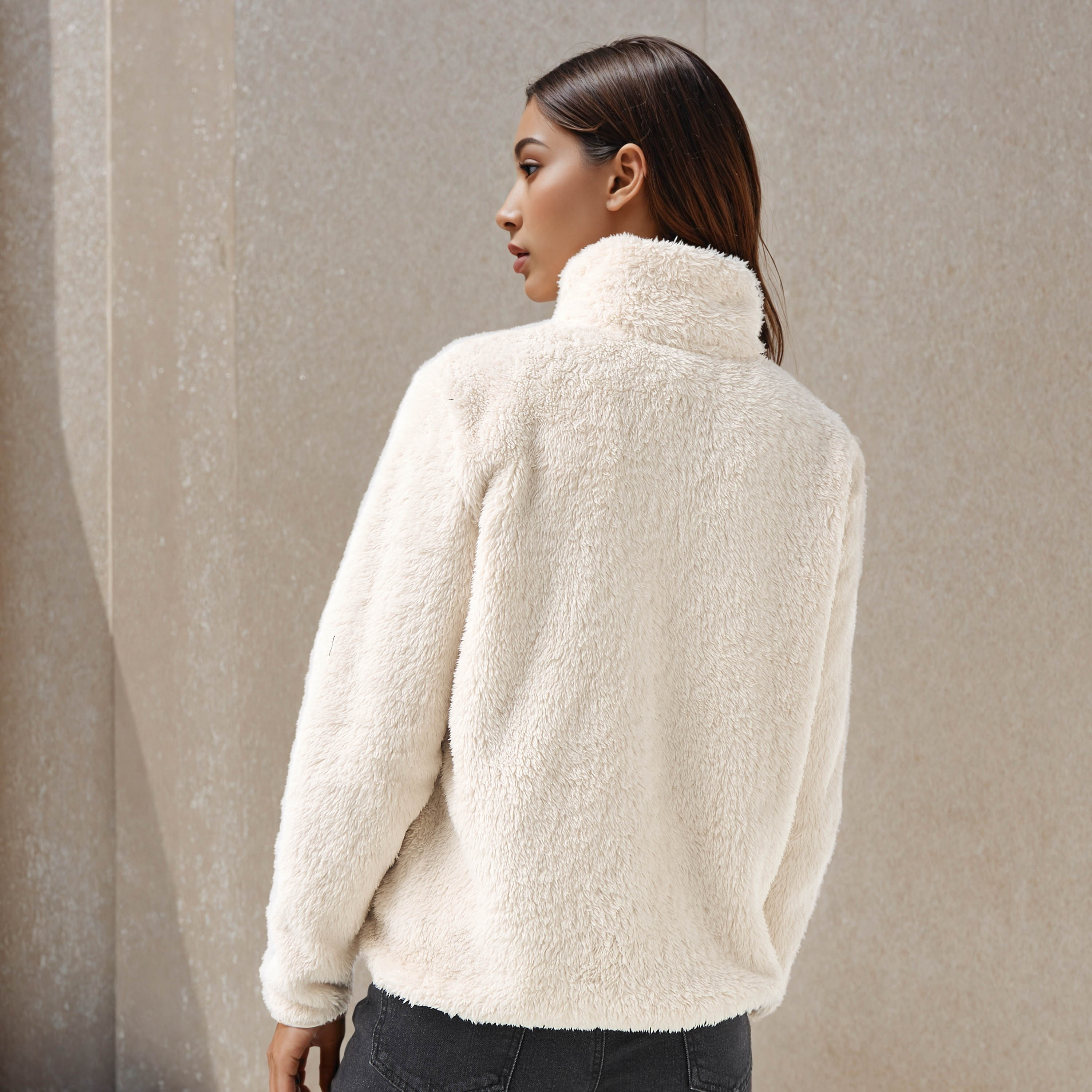 جاكيت بوليستر ببطانة شيربا-women-winterwear-coatsandjackets-jackets-image-4