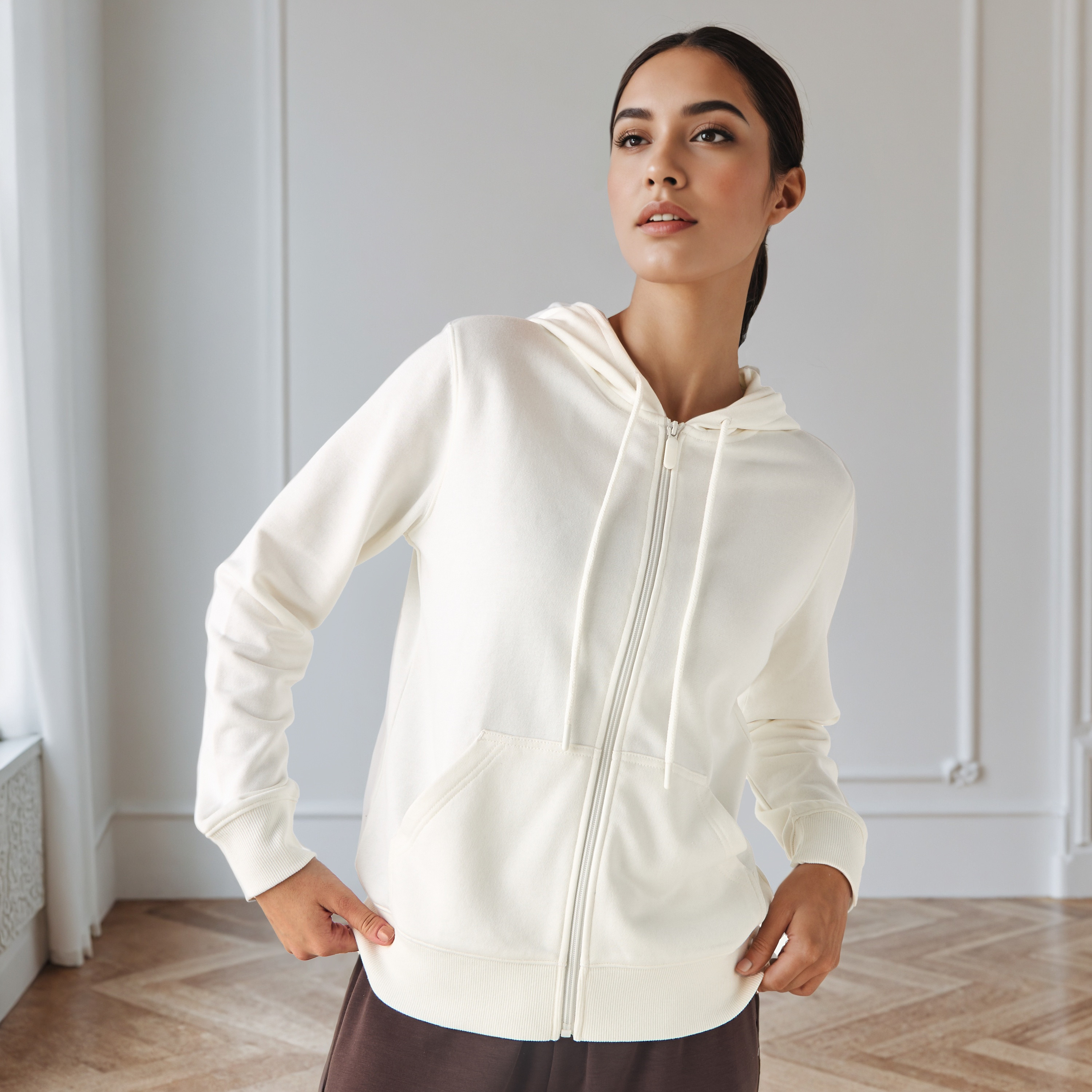 Hoodie with Kangaroo Pockets-women-winterwear-hoodiesandsweatshirts-hoodies-image-1