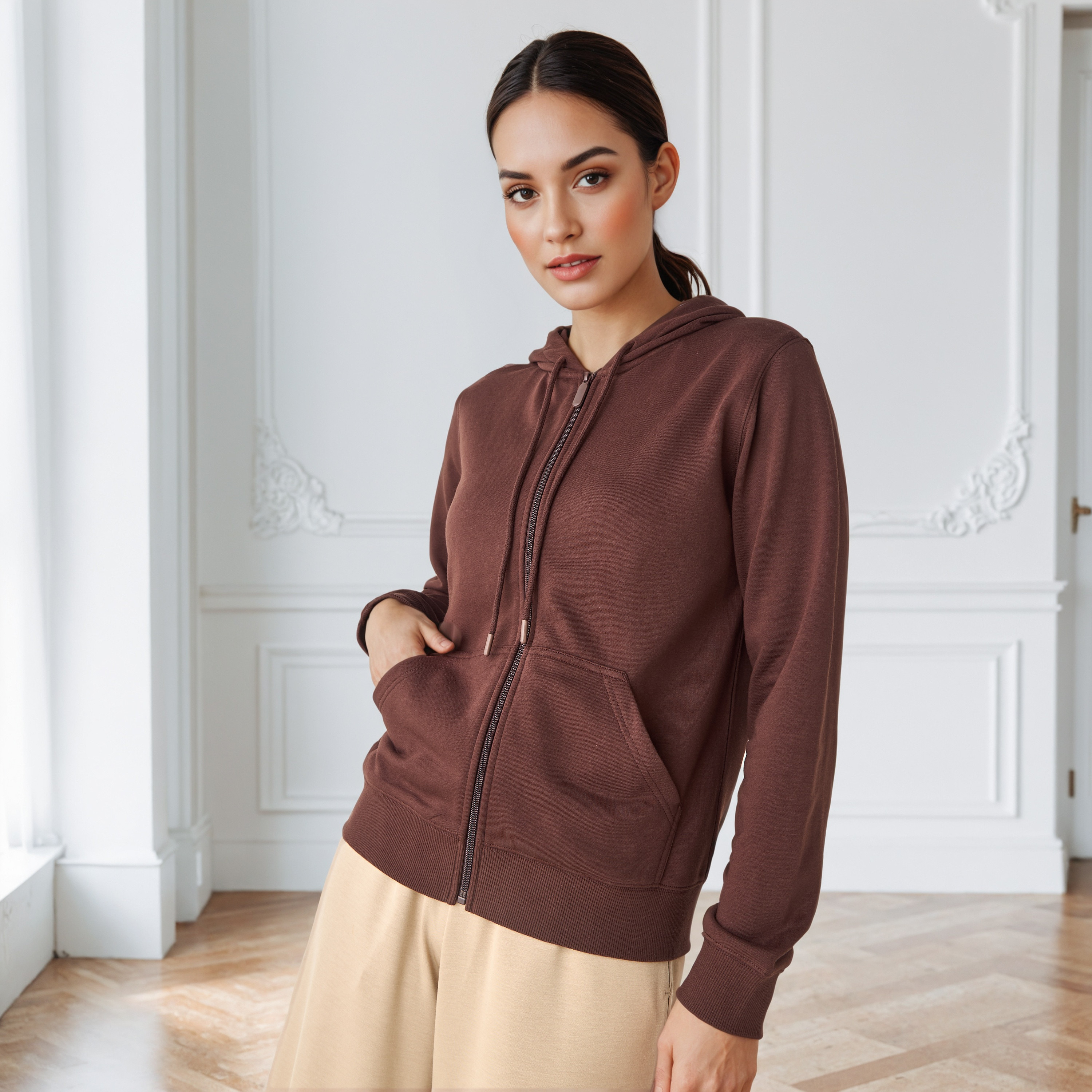 هودي بجيب كنغر-women-clothing-hoodiesandsweatshirts-hoodies-image-1