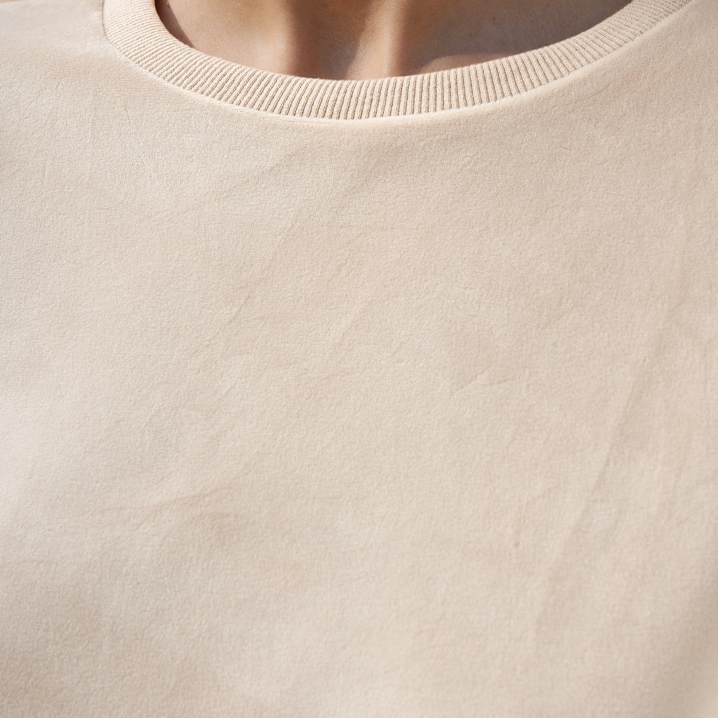 Regular Fit Velour Sweatshirt-women-winterwear-hoodiesandsweatshirts-sweatshirts-image-5
