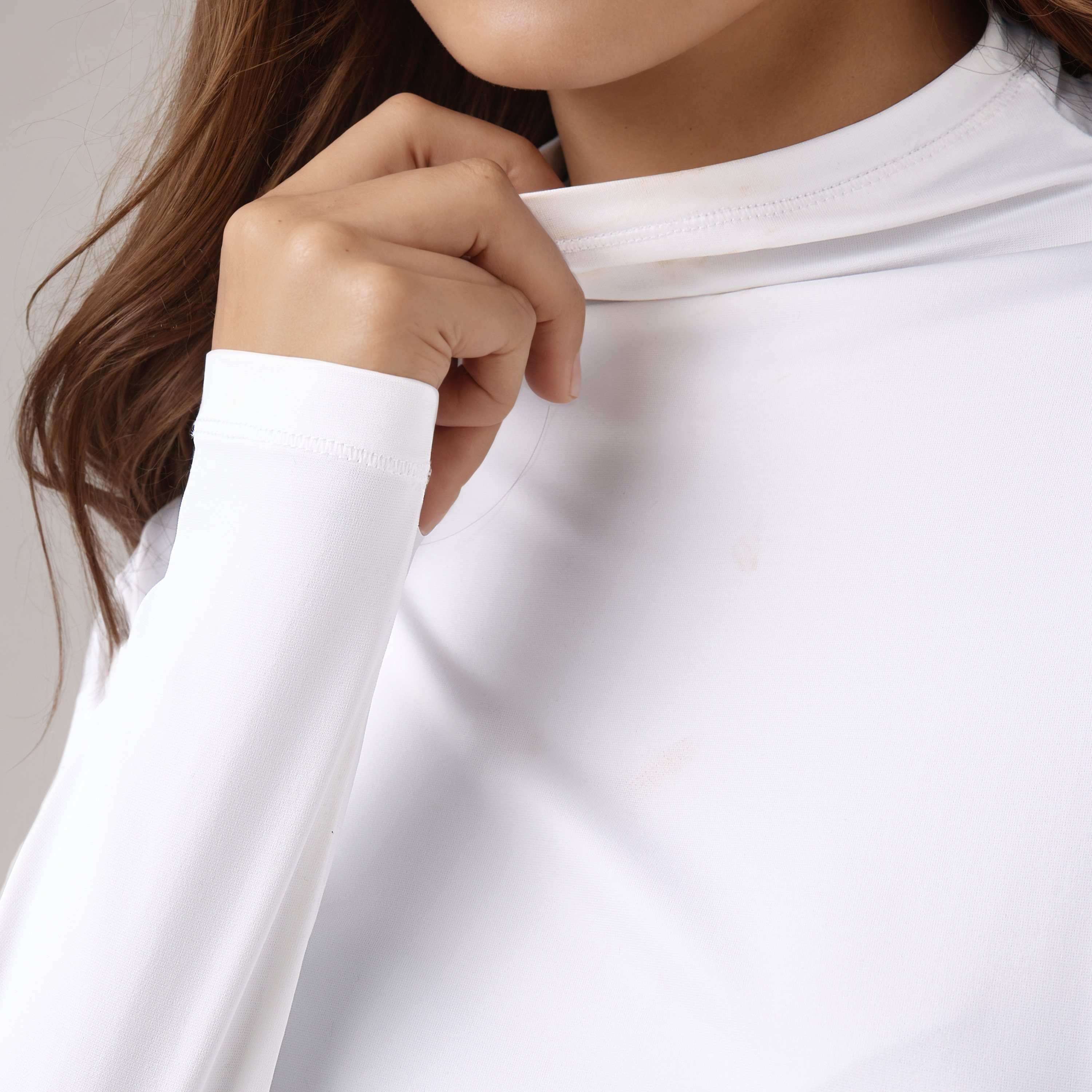 Regular Fit T-shirt with High Neck-women-clothing-tshirts-image-4