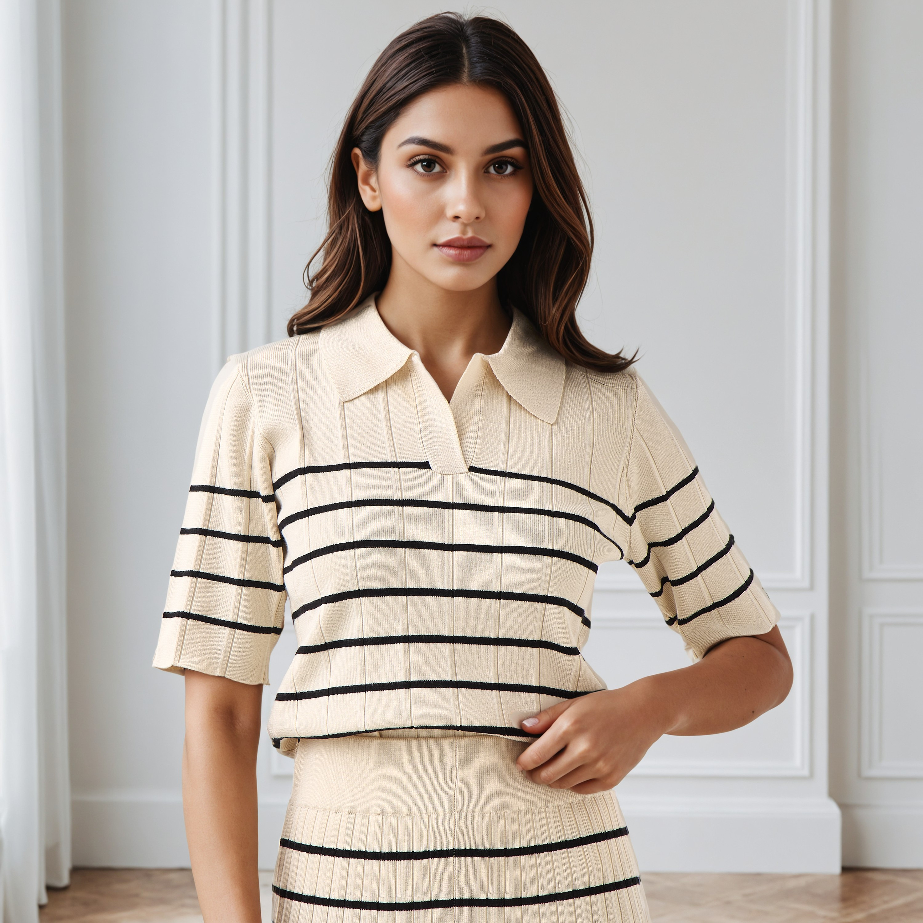 Striped Polo Jumper-women-clothing-cardigansandjumpers-jumpers-image-1
