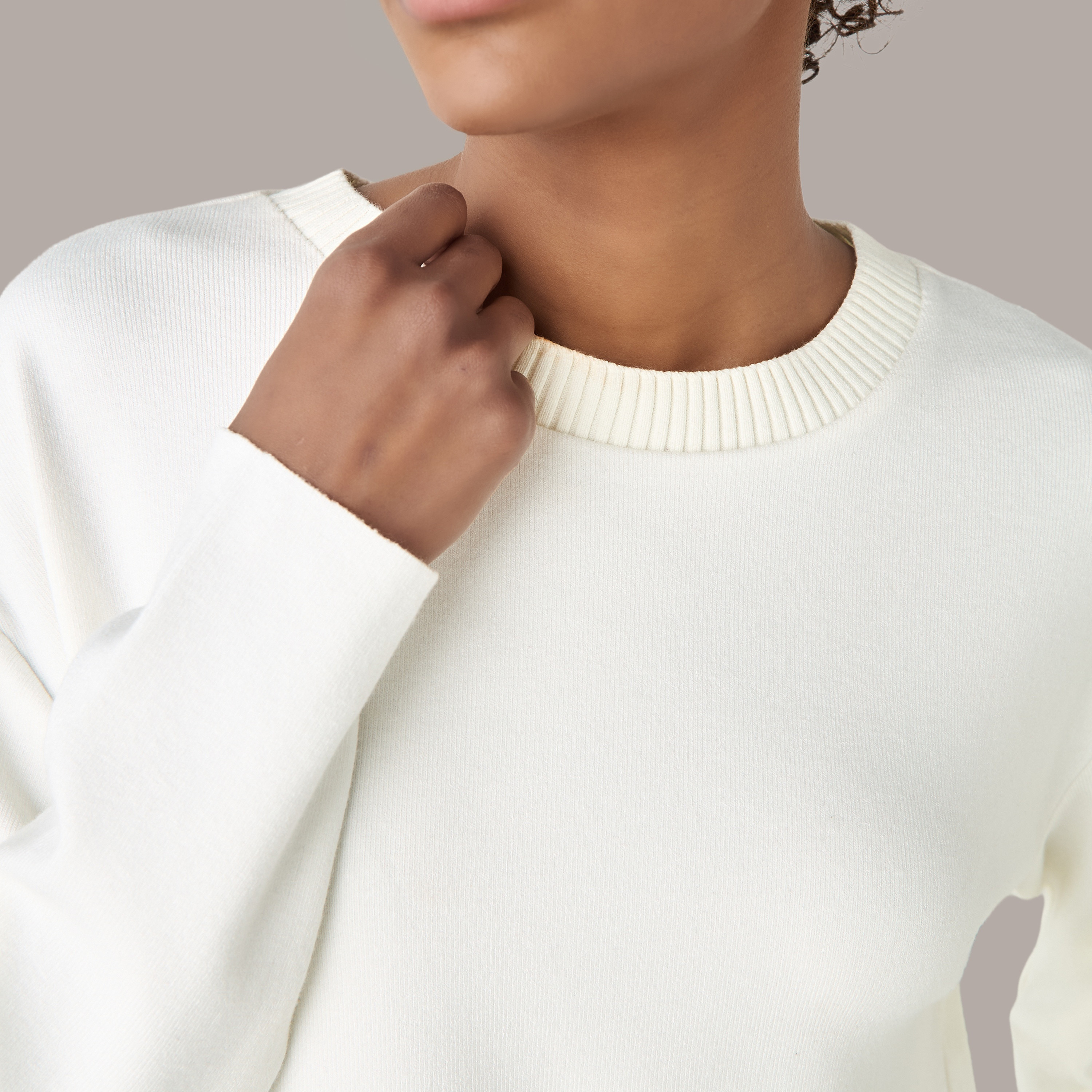 Regular Fit Ribbed Round Neck Sweater-women-clothing-cardigansandjumpers-jumpers-image-4
