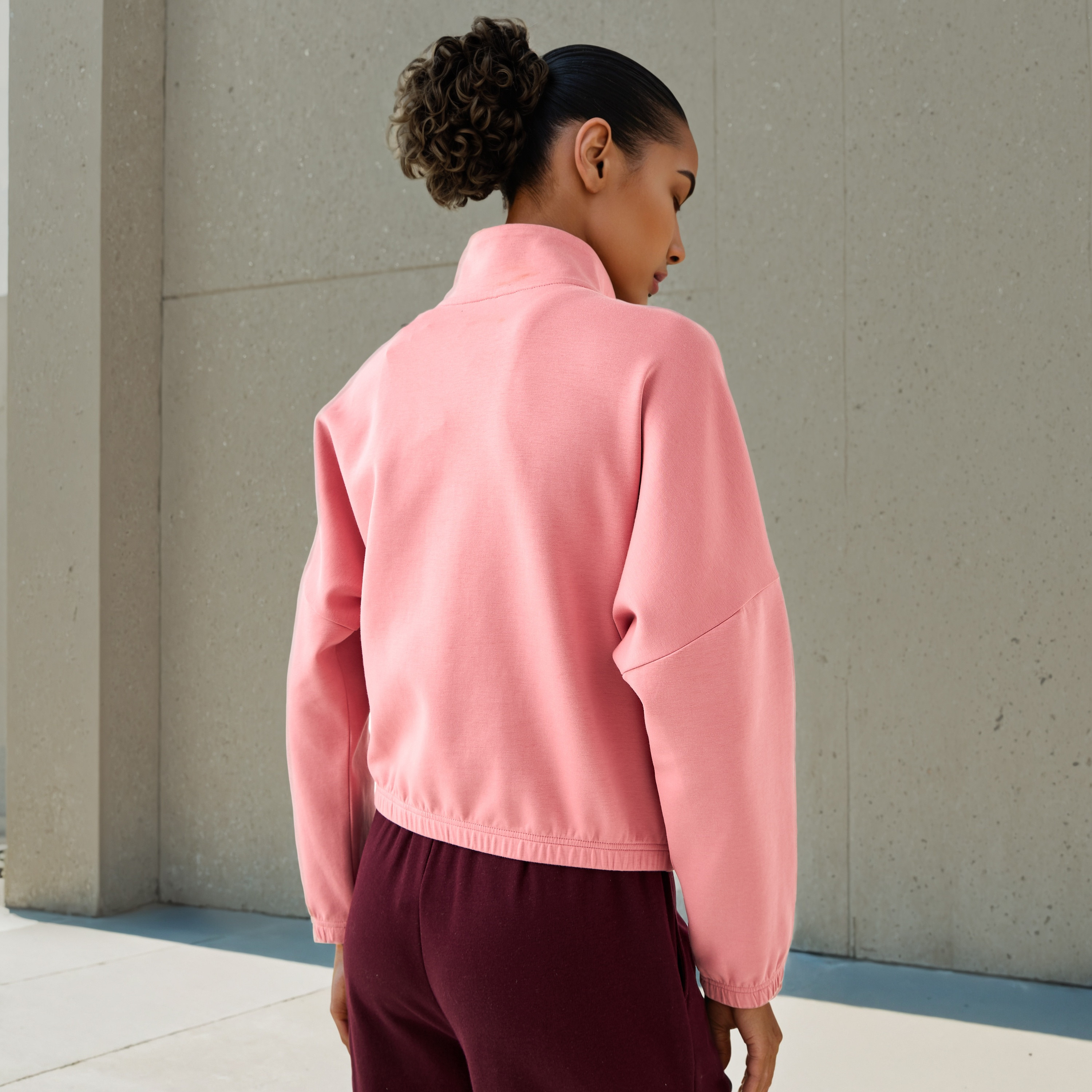Regular Fit Jacket with Pockets-women-winterwear-coatsandjackets-jackets-image-4