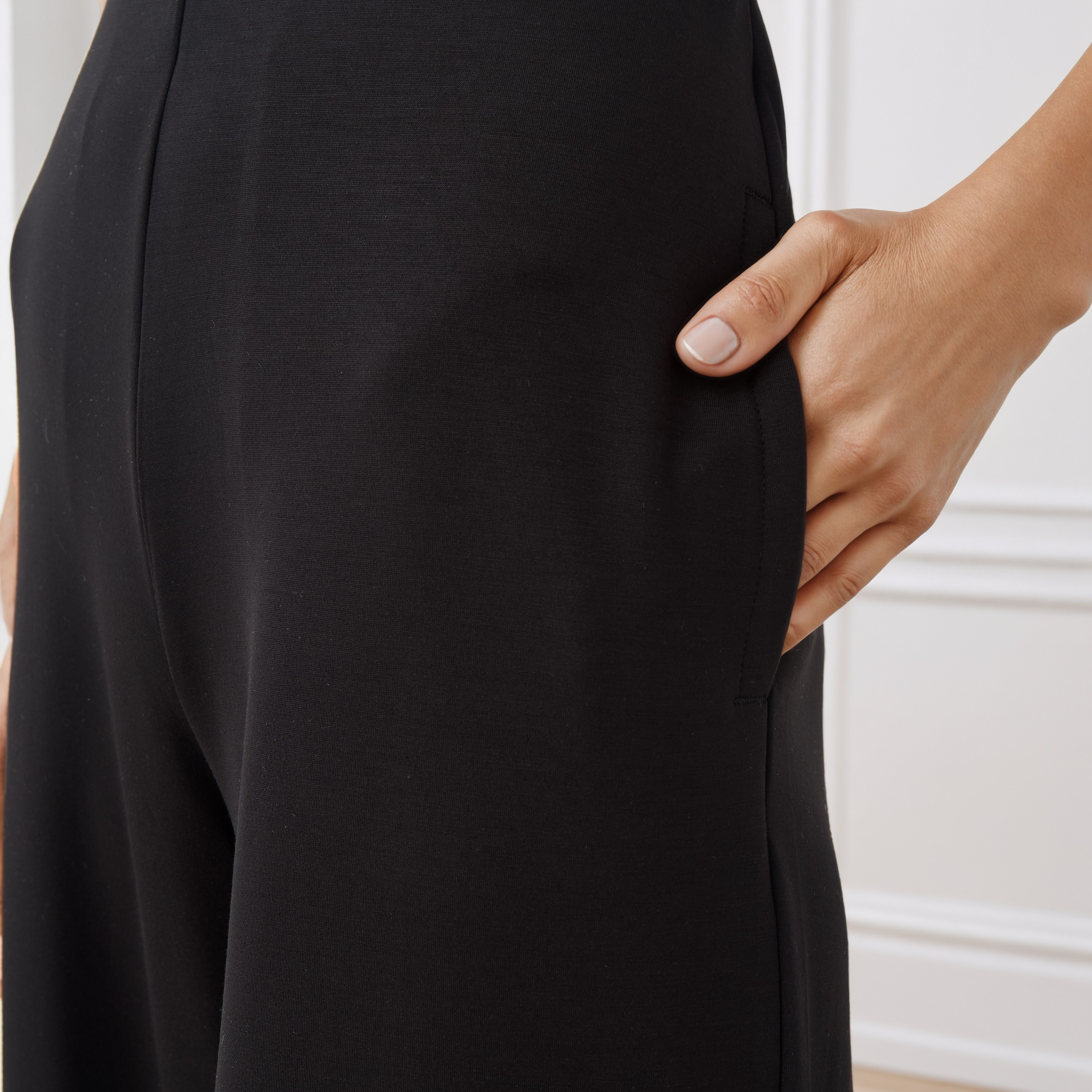 Flexi Waist Palazzo Pants with Pockets-women-clothing-bottoms-trousers-image-4