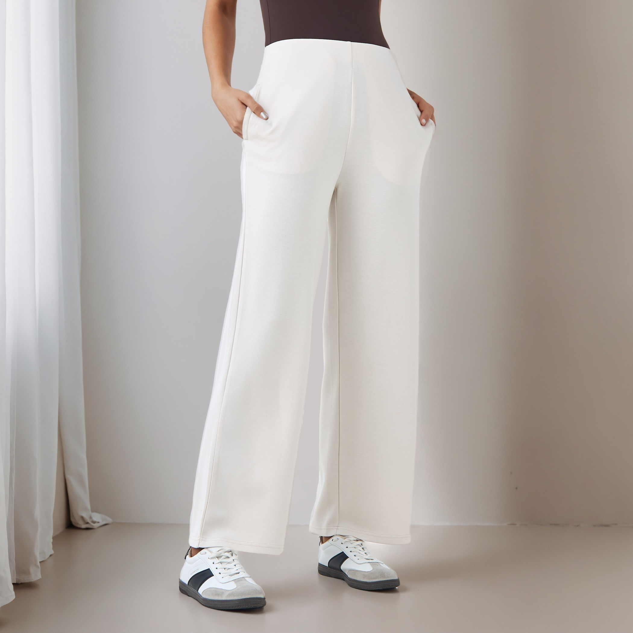 Flexi Waist Palazzo Pants with Pockets-women-clothing-bottoms-trousers-image-1