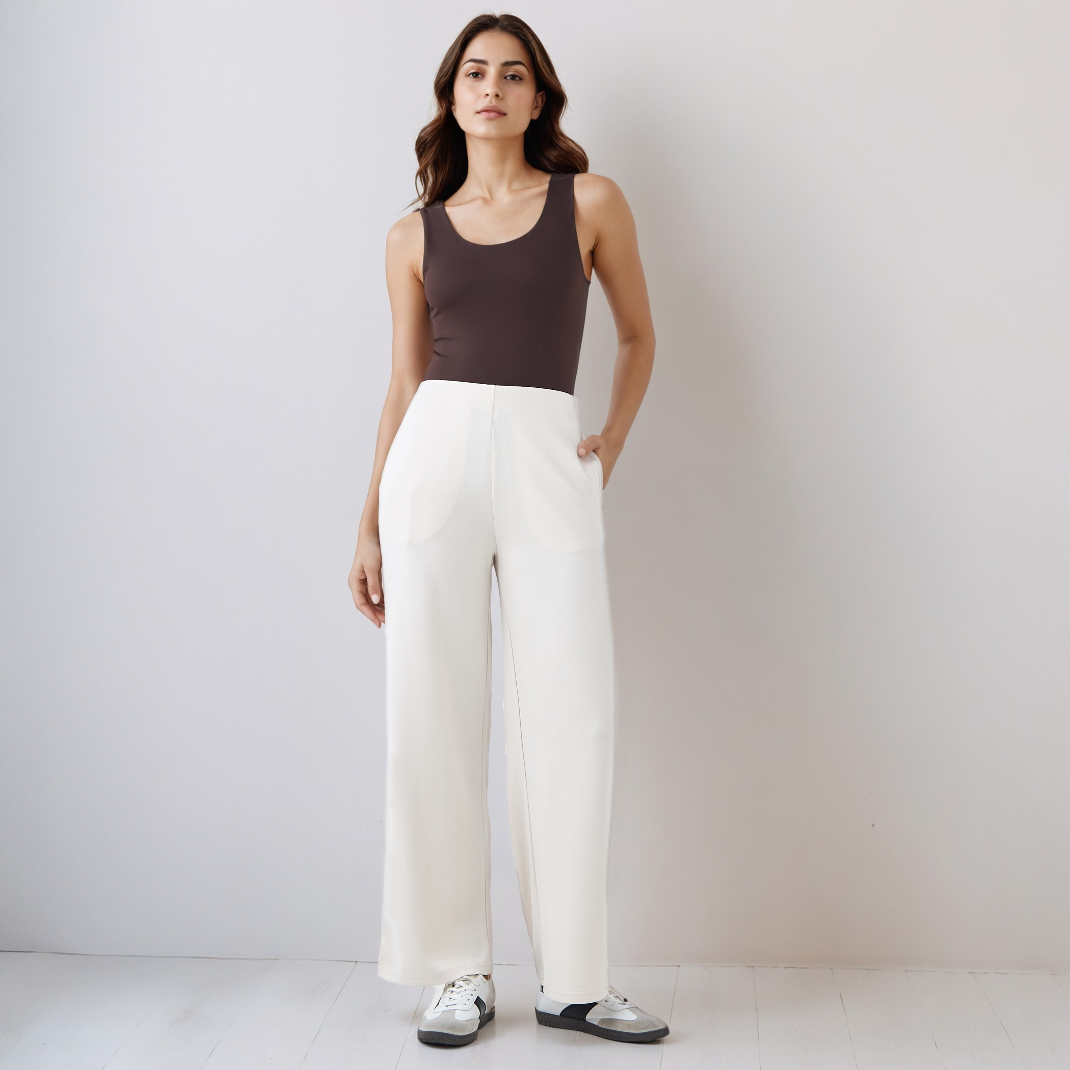 Flexi Waist Palazzo Pants with Pockets-women-clothing-bottoms-trousers-image-2
