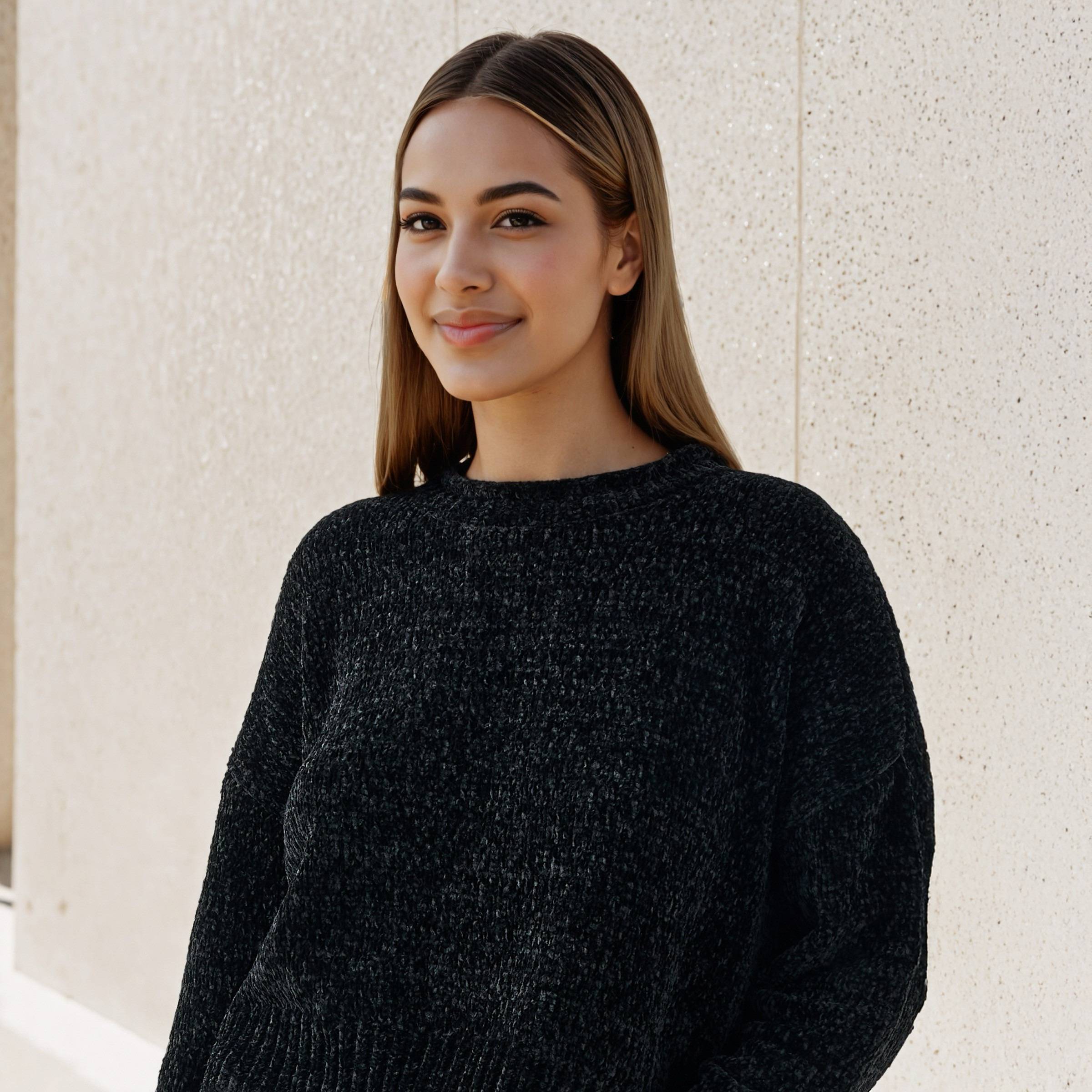 Textured Drop Shoulder Chanille Sweater-women-clothing-cardigansandjumpers-jumpers-image-5