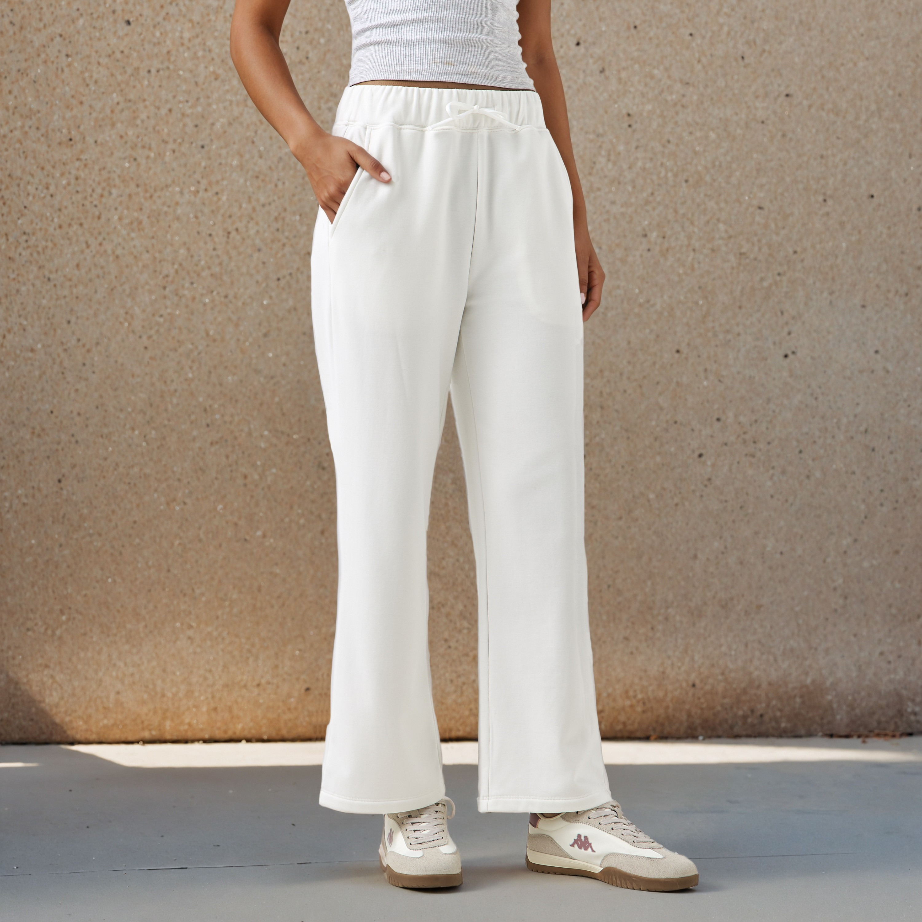 Flexi Waist Track Pants with Pockets-women-clothing-bottoms-joggers-image-1
