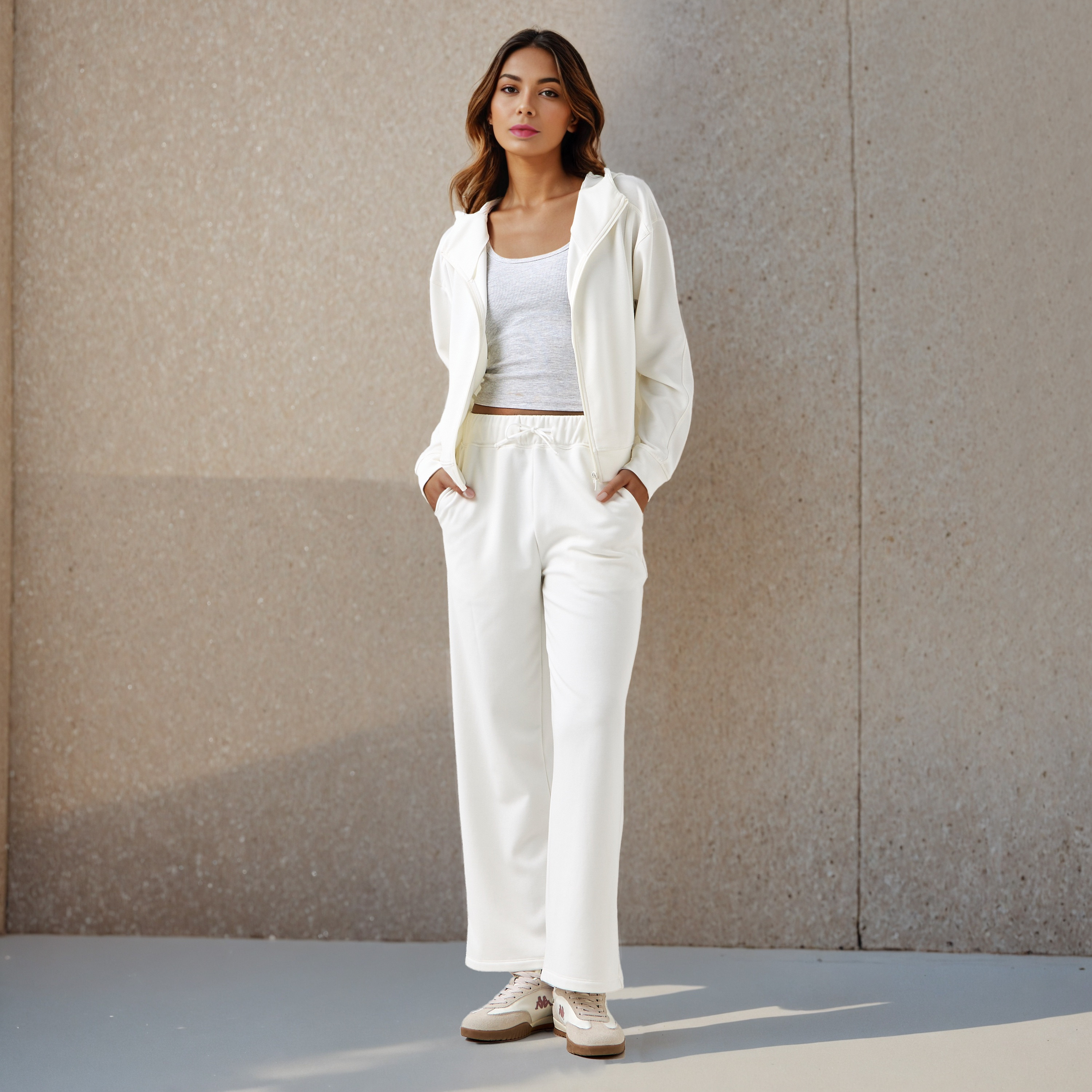 Flexi Waist Track Pants with Pockets-women-clothing-bottoms-joggers-image-2
