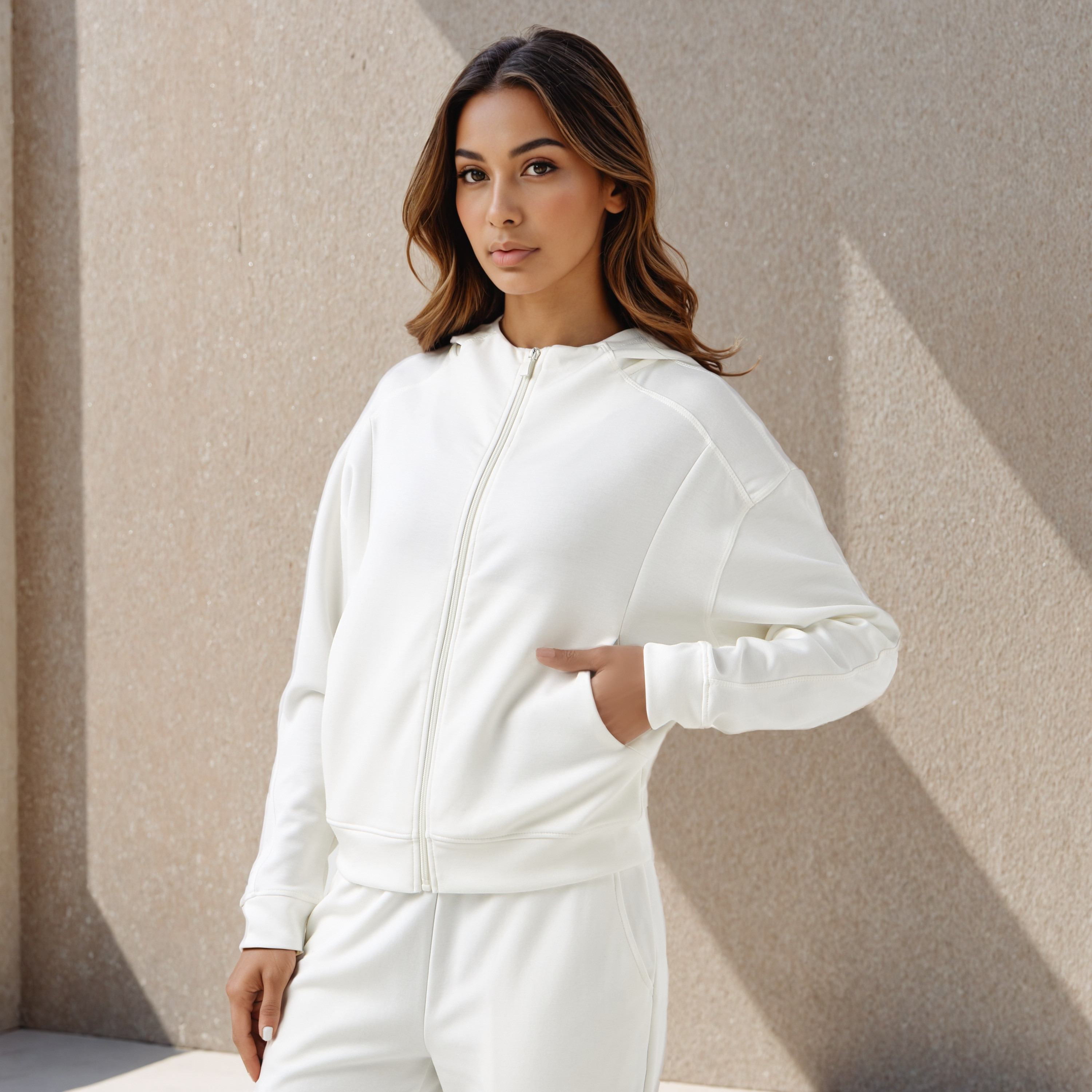 Hoodie with Cut and Sew Detail-women-winterwear-hoodiesandsweatshirts-hoodies-image-1
