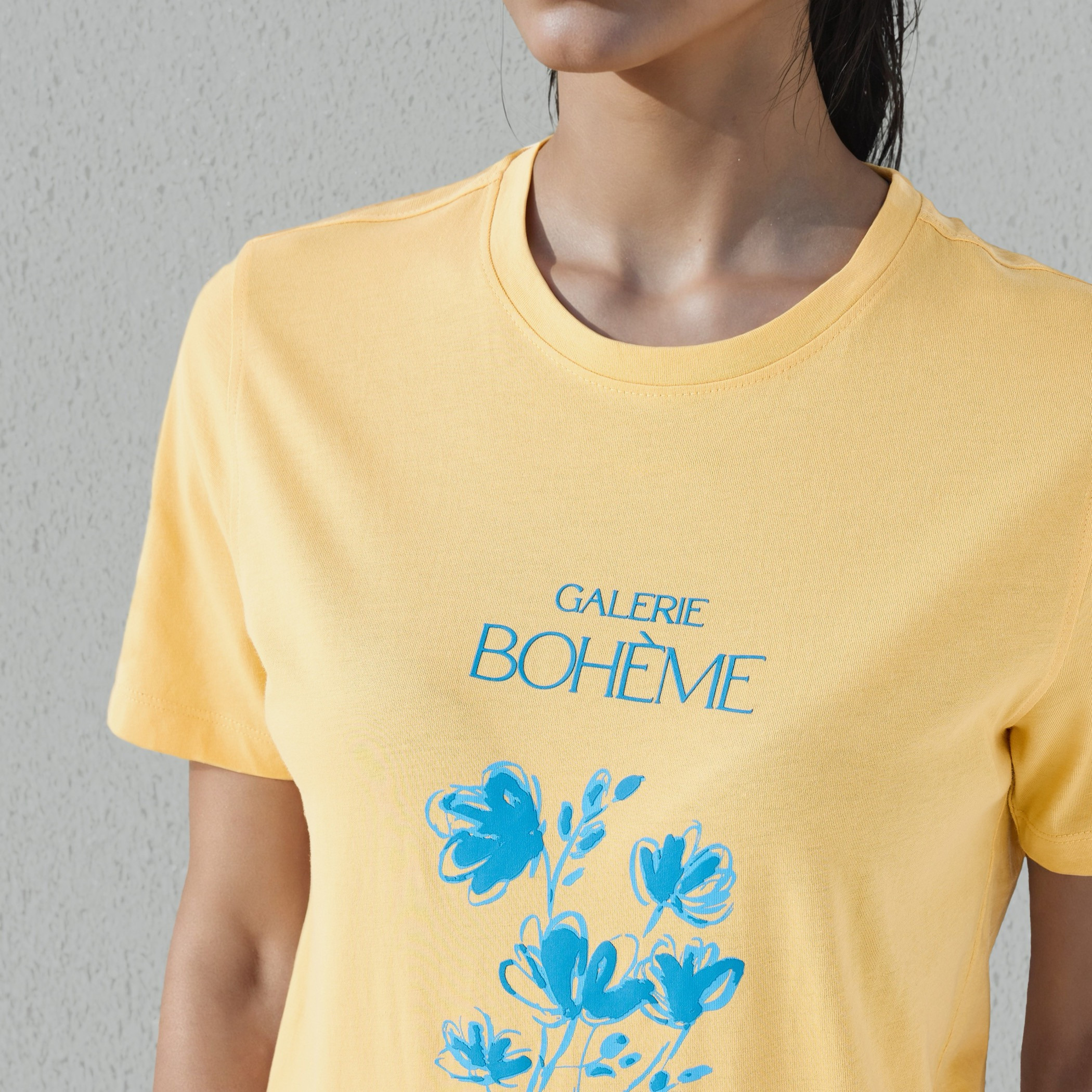 Regular Fit T-shirt with Graphic Print Cotton-women-clothing-tshirts-image-4