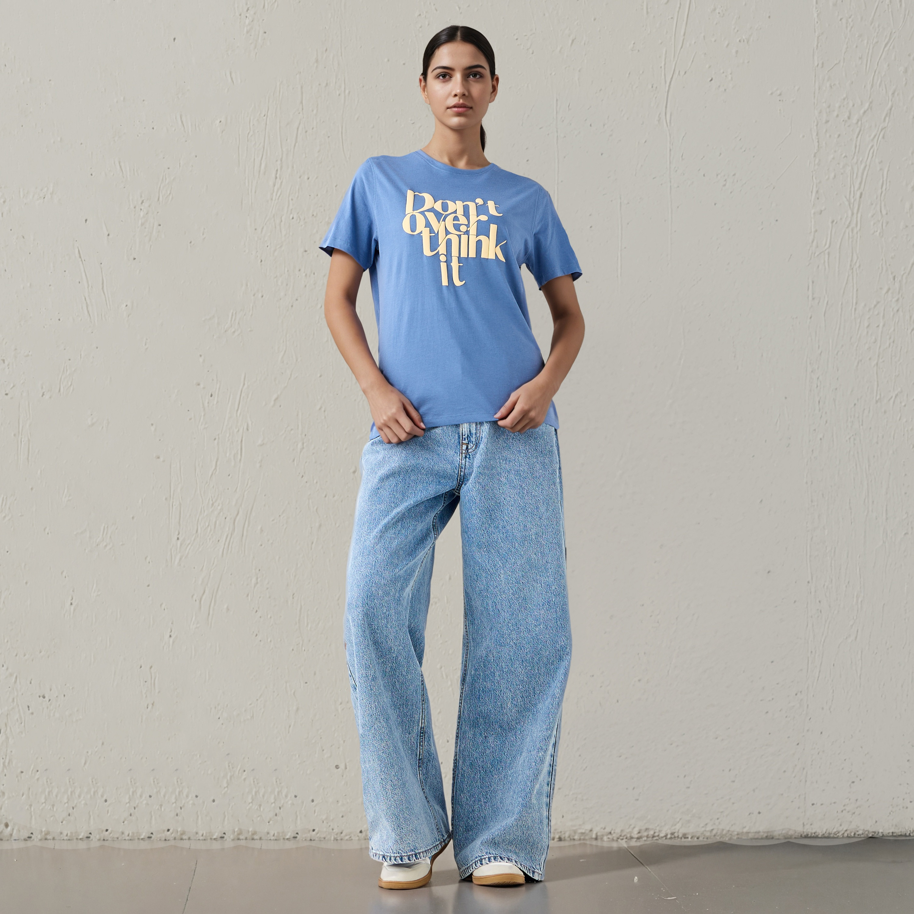 T-shirt Regular Fit with Slogan Print Cotton-PROMO_SP_KSA_3_BUY2FORSAR49_130625-image-2