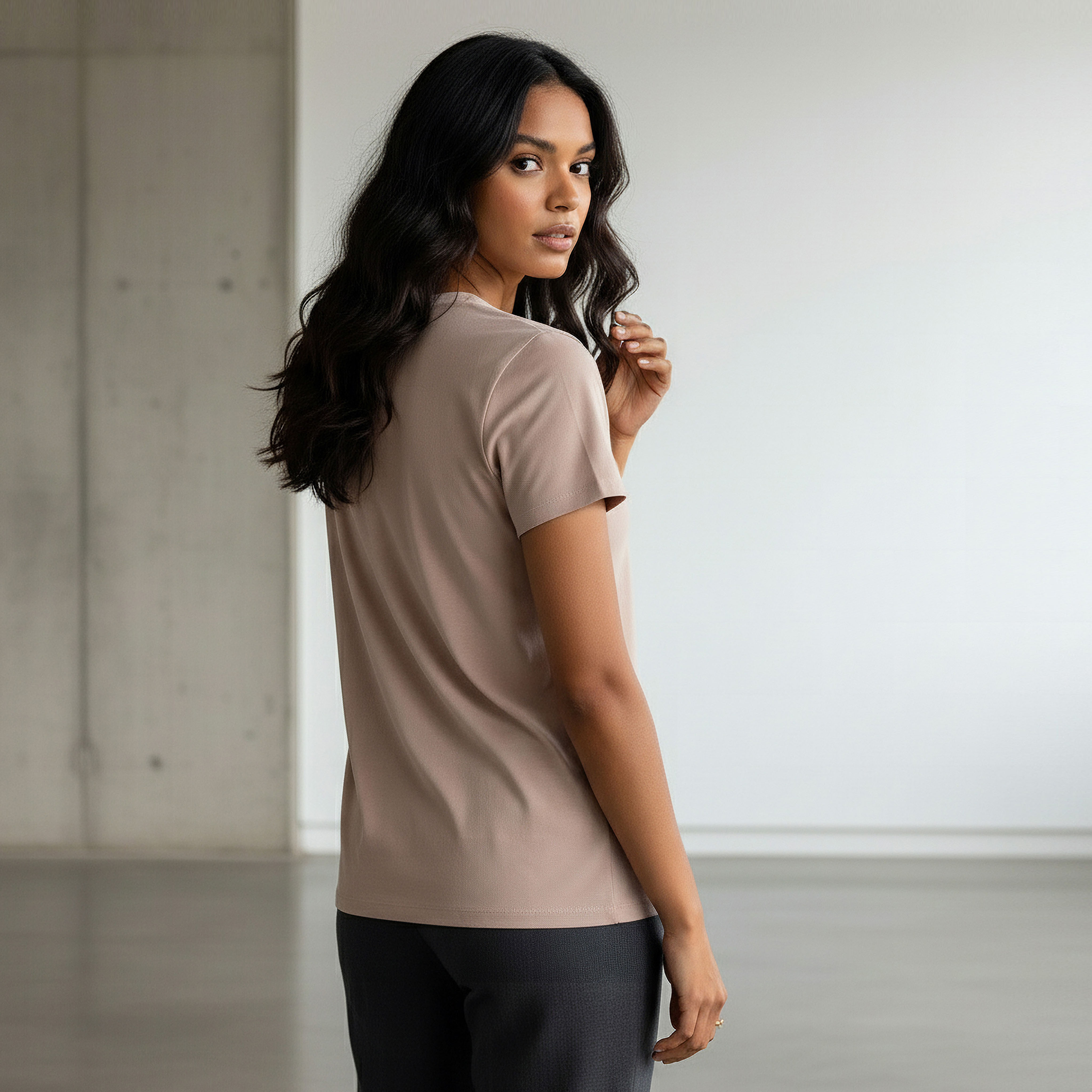 تيشيرت بقصة سليم-women-clothing-tshirts-image-3