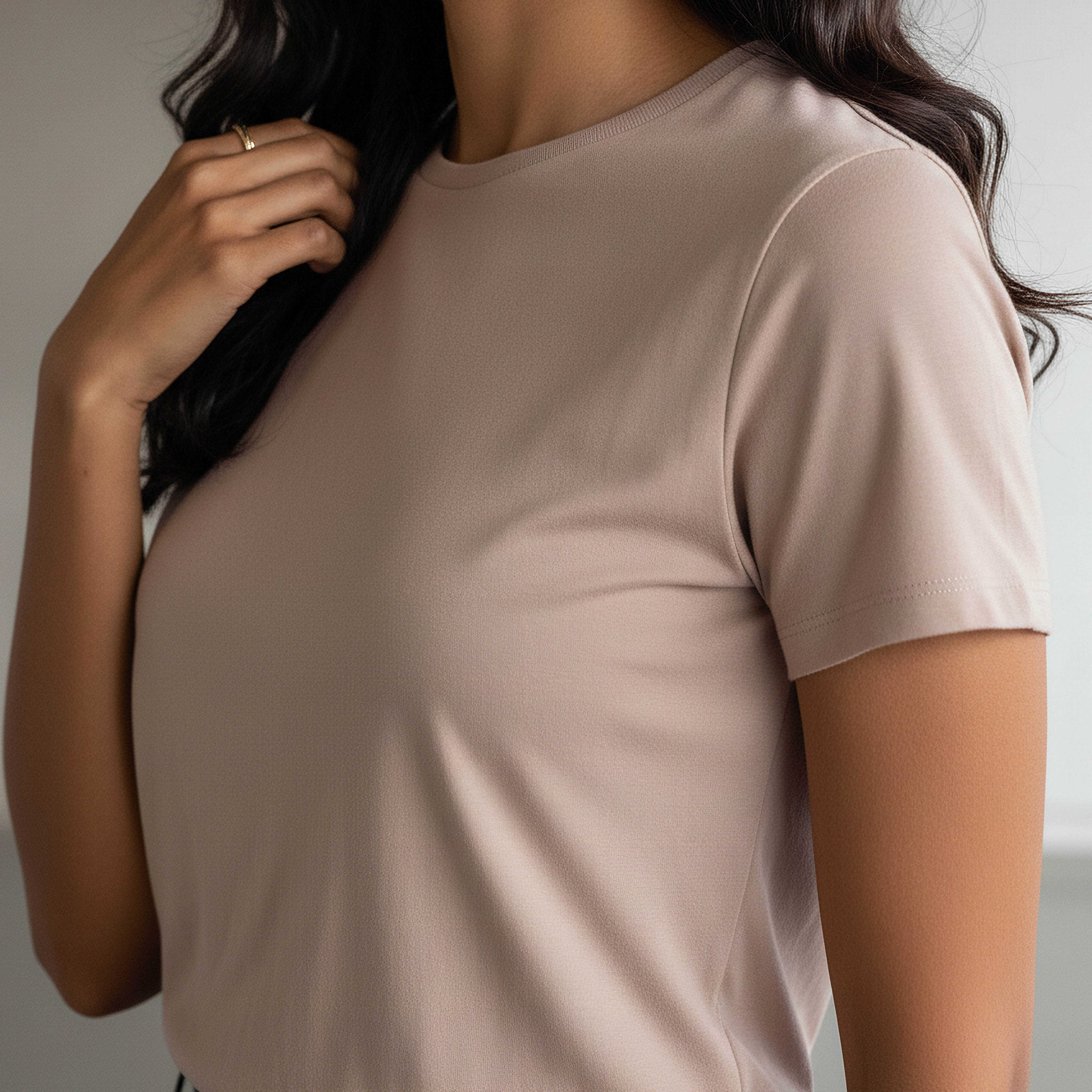 تيشيرت بقصة سليم-women-clothing-tshirts-image-4