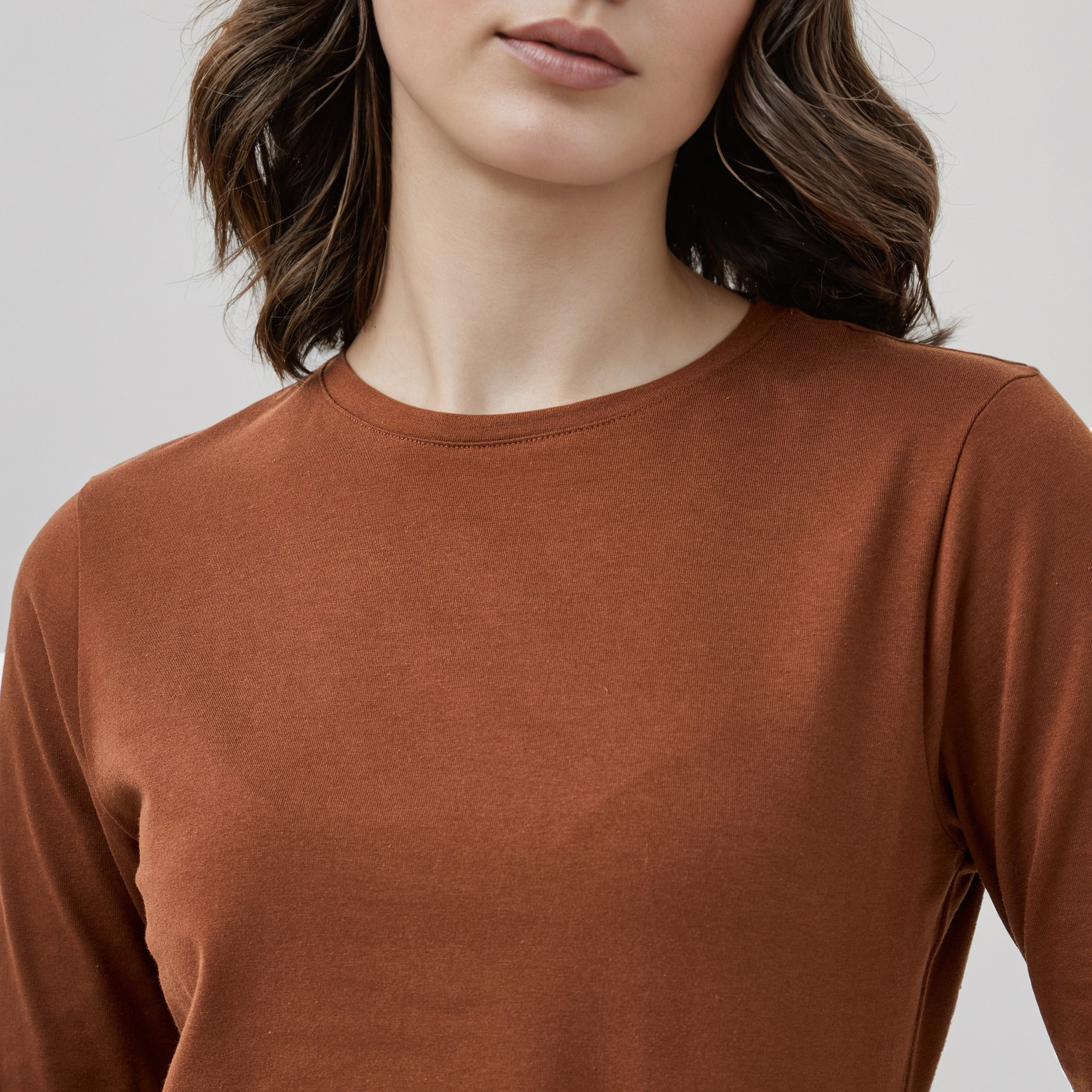 تيشيرت بقصة سليم-women-clothing-tshirts-image-5