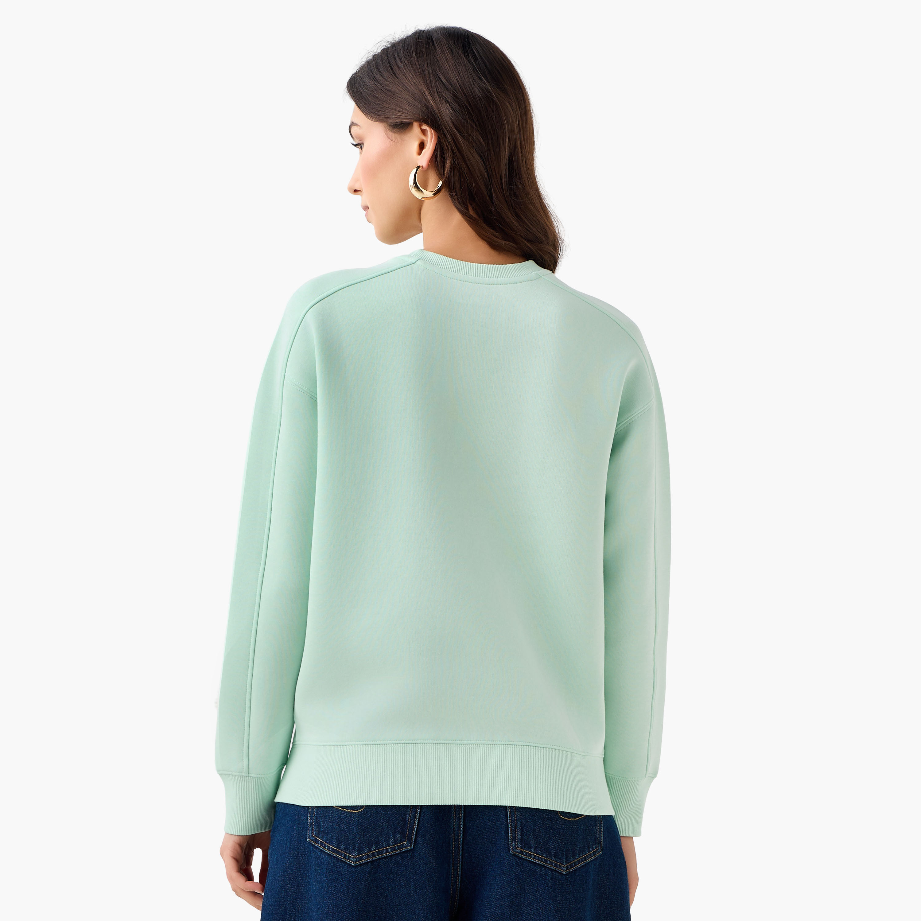 سويت شيرت بقصّة مريحة-women-winterwear-hoodiesandsweatshirts-sweatshirts-image-3