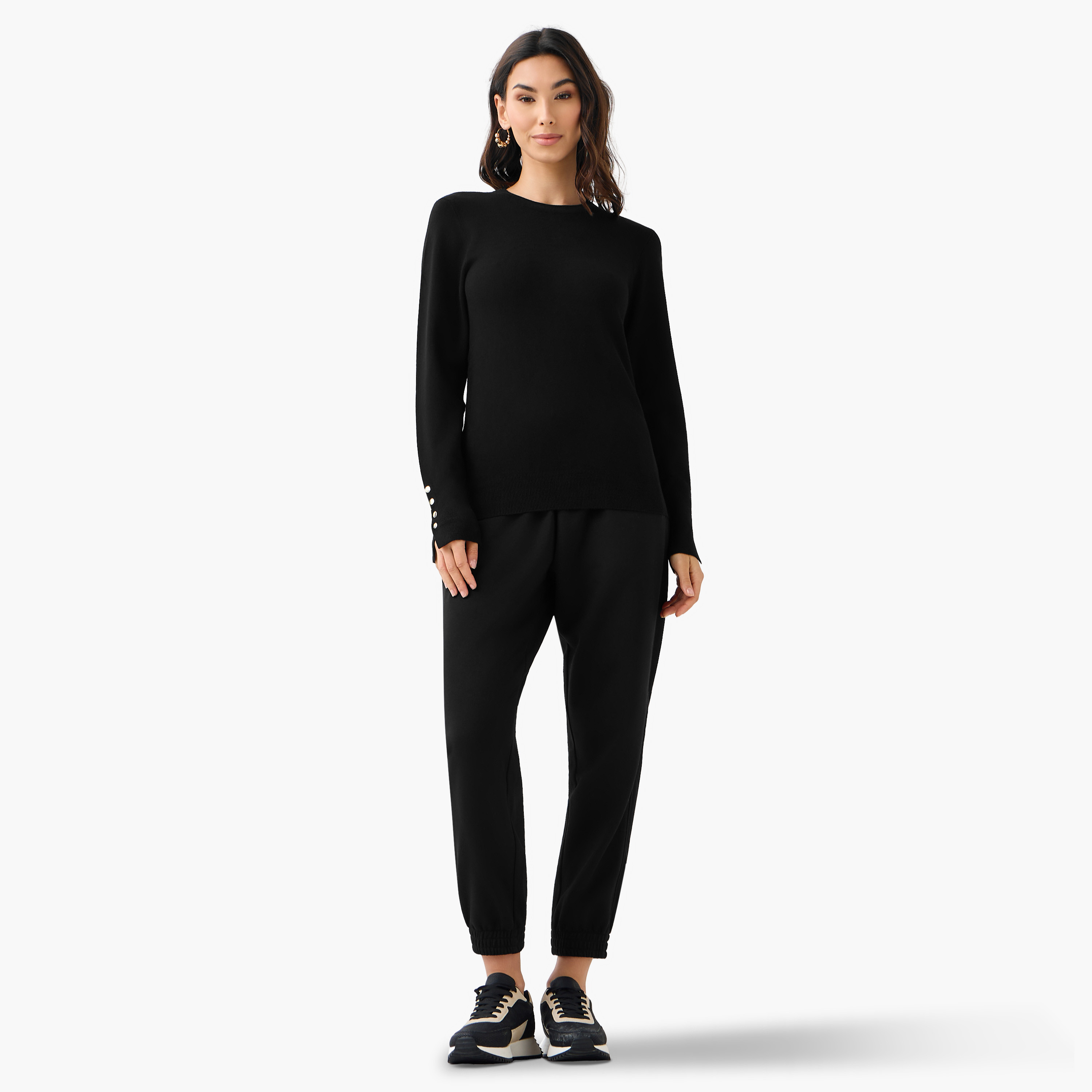 كنزة بياقة ضيقة وقصة عادية-women-clothing-cardigansandjumpers-jumpers-image-4