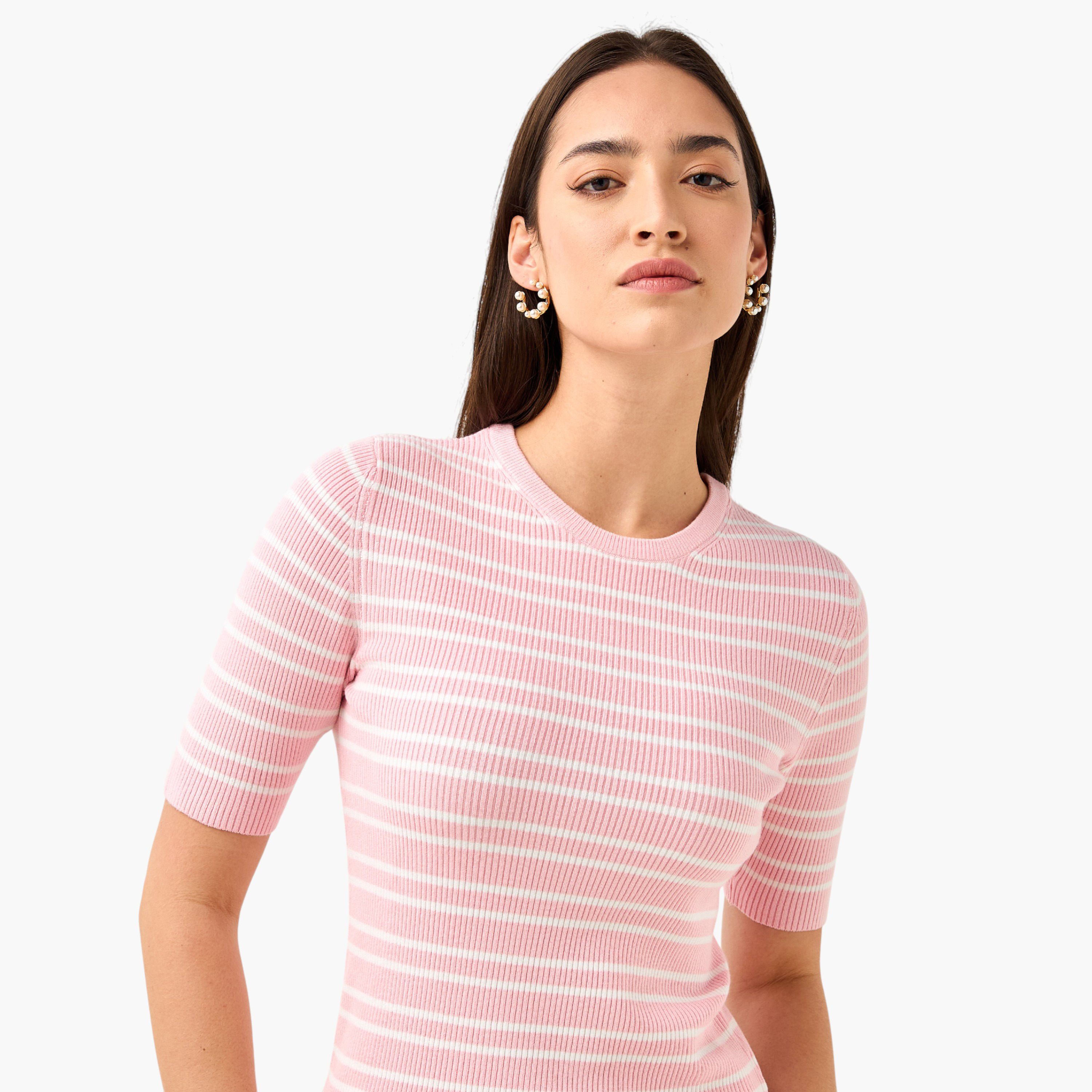 Striped Crew Neck Sweater-women-clothing-cardigansandjumpers-jumpers-image-5