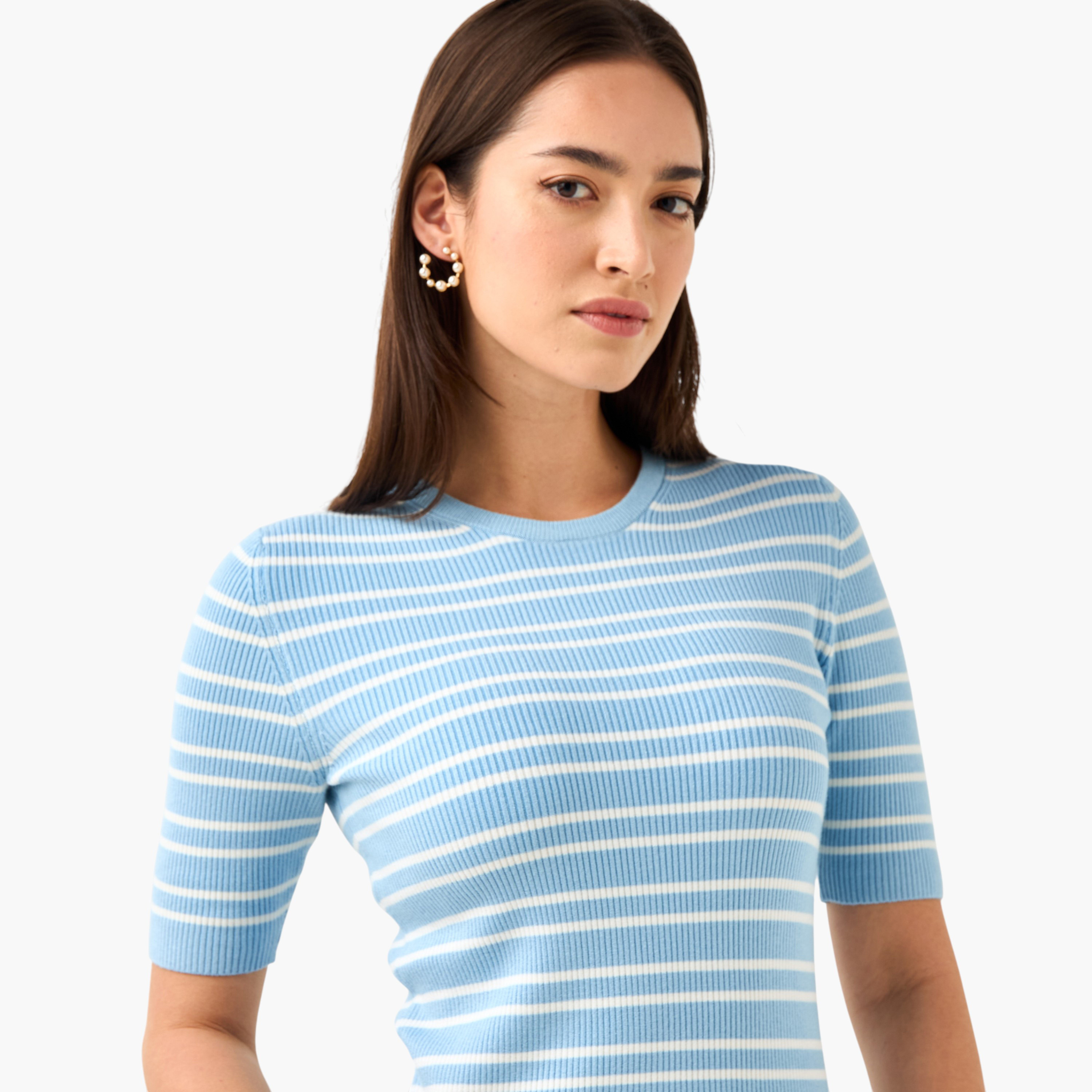 Striped Crew Neck Sweater-women-clothing-cardigansandjumpers-jumpers-image-5