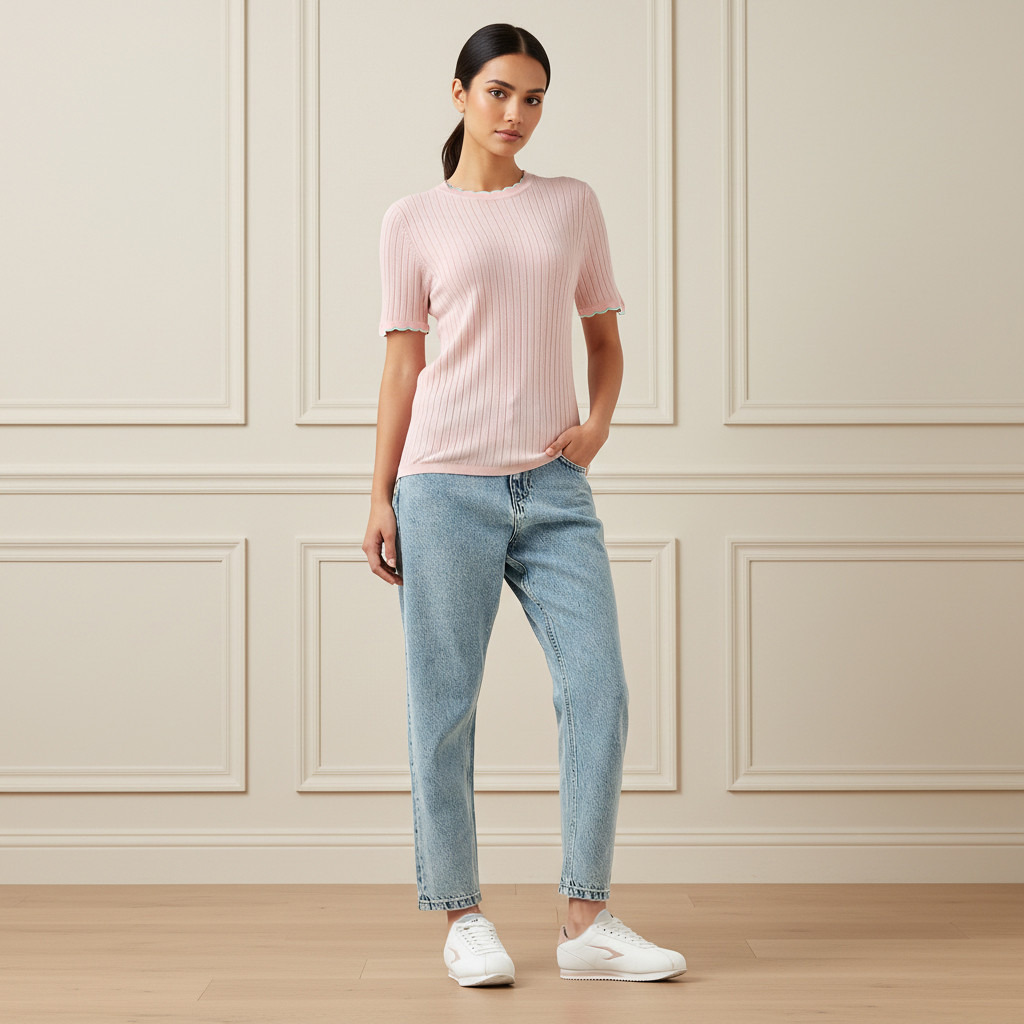 Ribbed Scallop Neck Sweater-women-clothing-cardigansandjumpers-jumpers-image-2