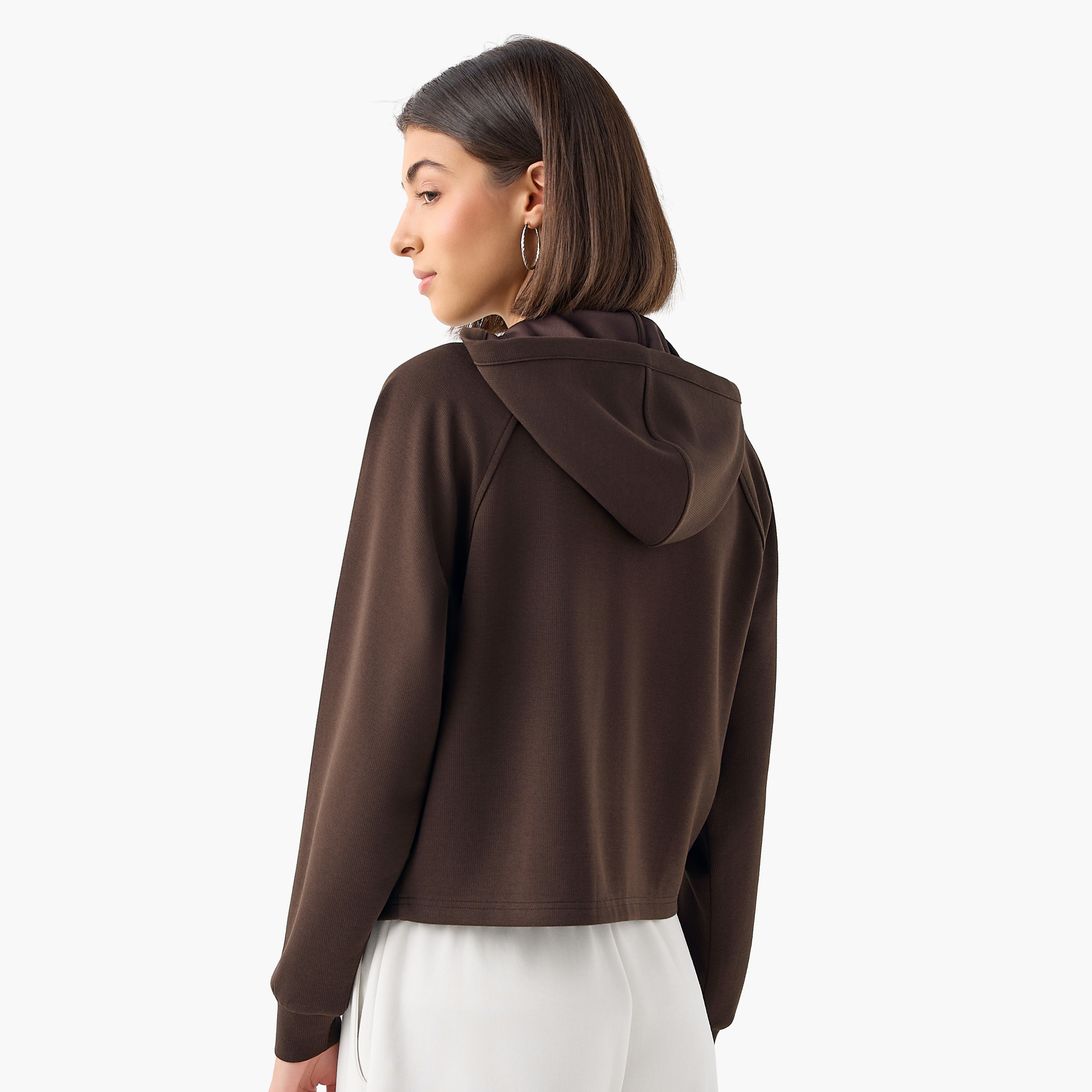 Hoodie with Ribbed Design-women-winterwear-hoodiesandsweatshirts-hoodies-image-3