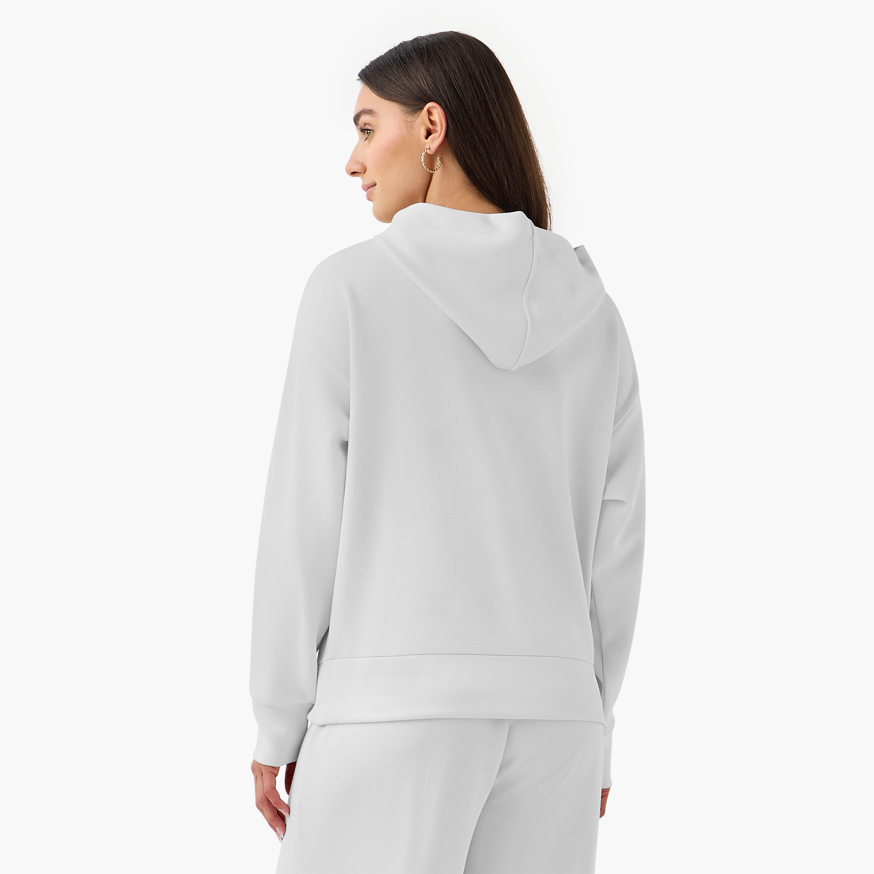 Hoodie with Ribbed Design-women-clothing-coordsets-image-3