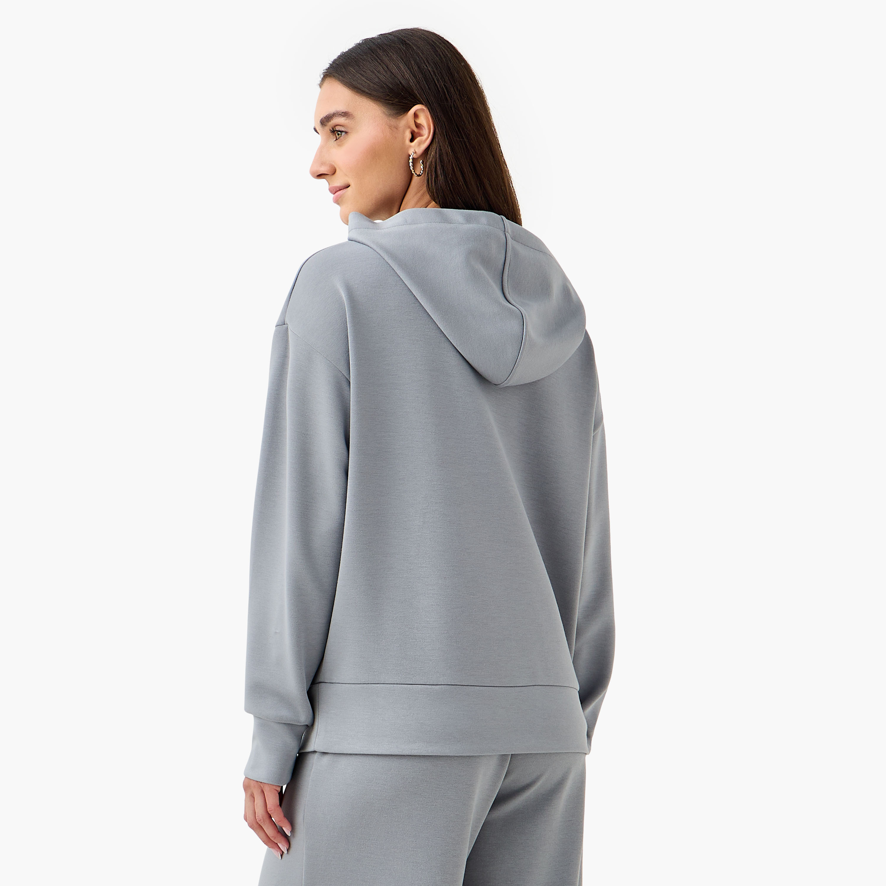 Hoodie with Ribbed Design-women-clothing-coordsets-image-3