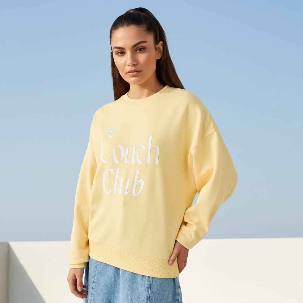 Regular Fit Sweatshirt with Typographic Print-women-winterwear-hoodiesandsweatshirts-sweatshirts-image-1
