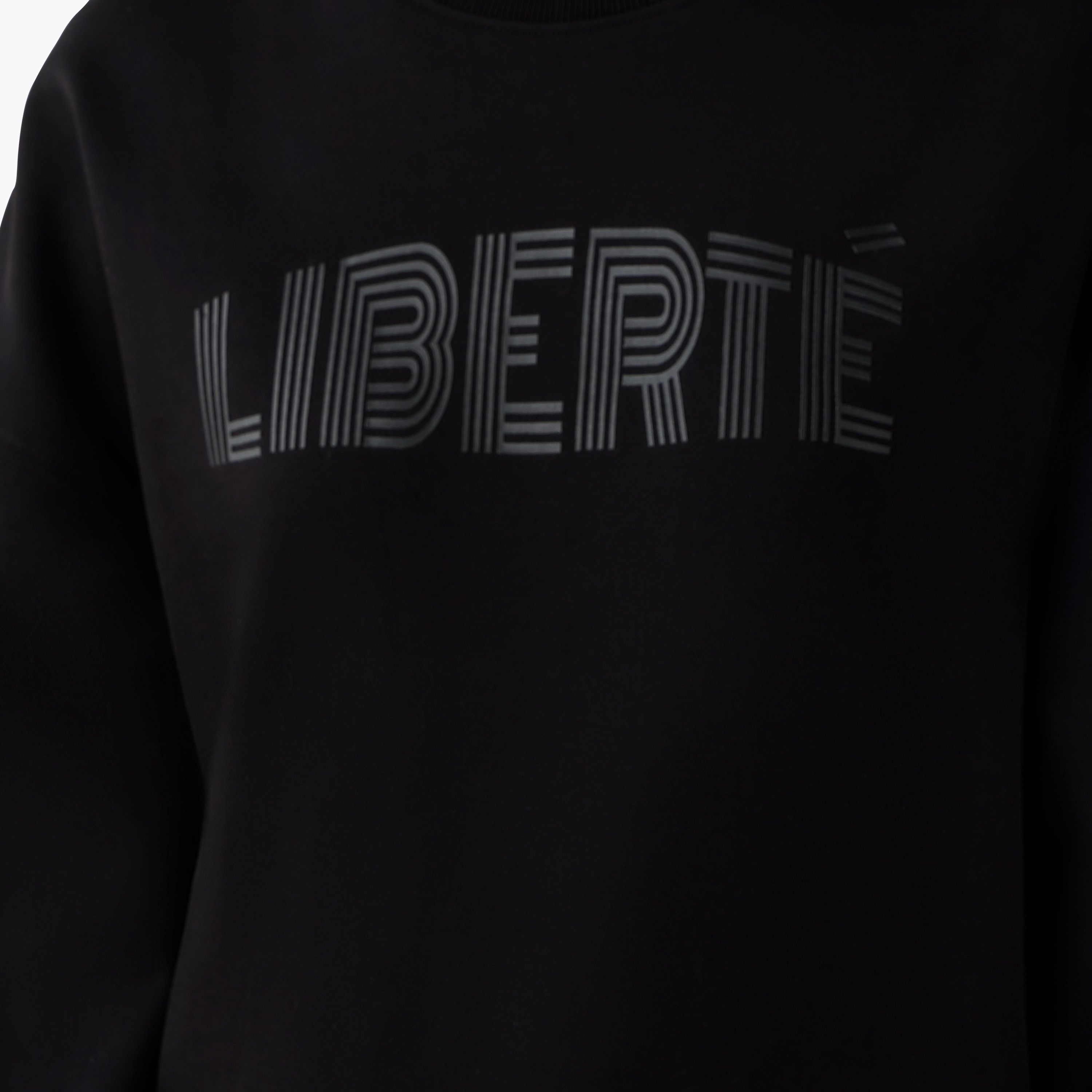 Regular Fit Sweatshirt with Typographic Print-women-winterwear-hoodiesandsweatshirts-sweatshirts-image-4
