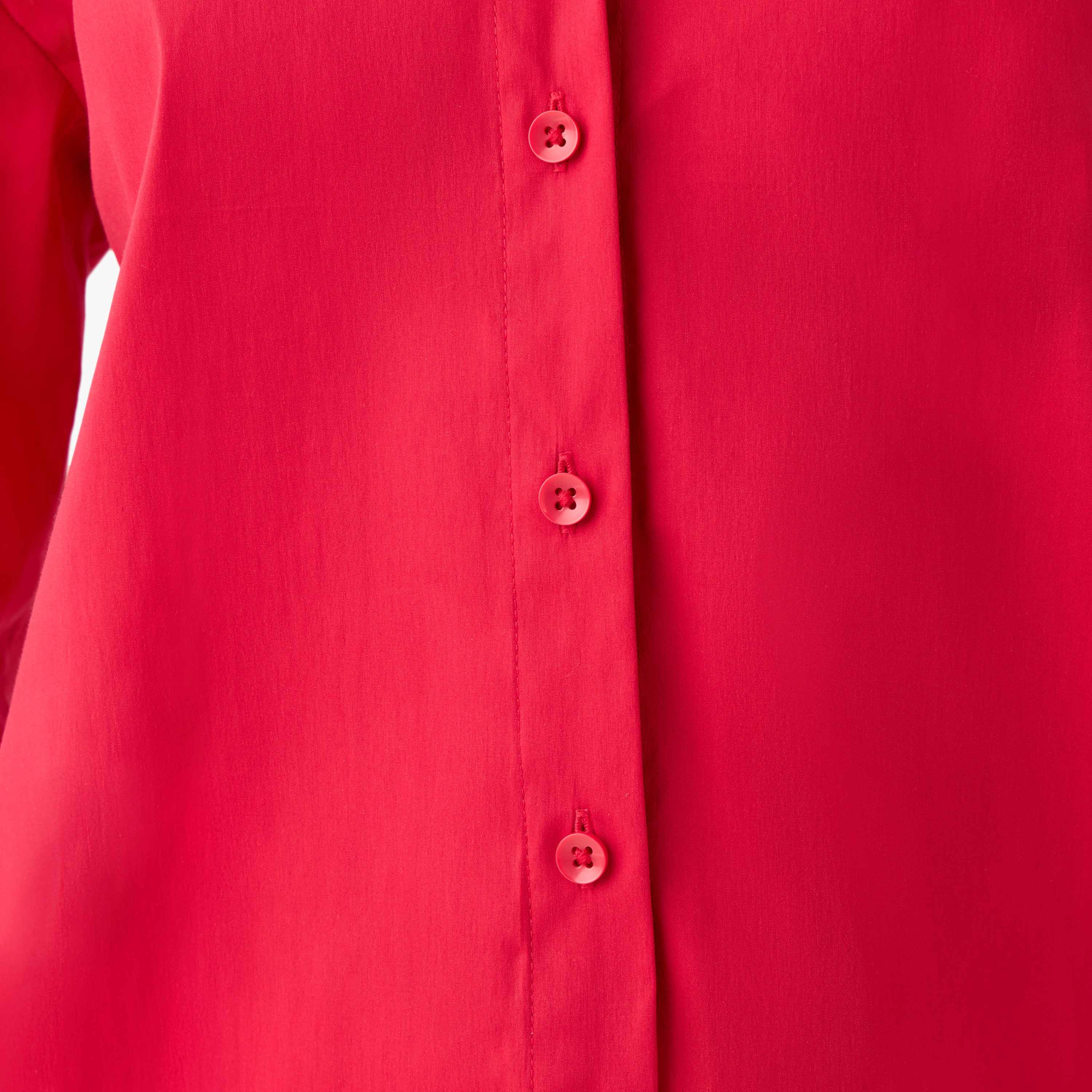 Poplin Shirt with High Low Hem-women-clothing-shirtsandblouses-shirts-image-6