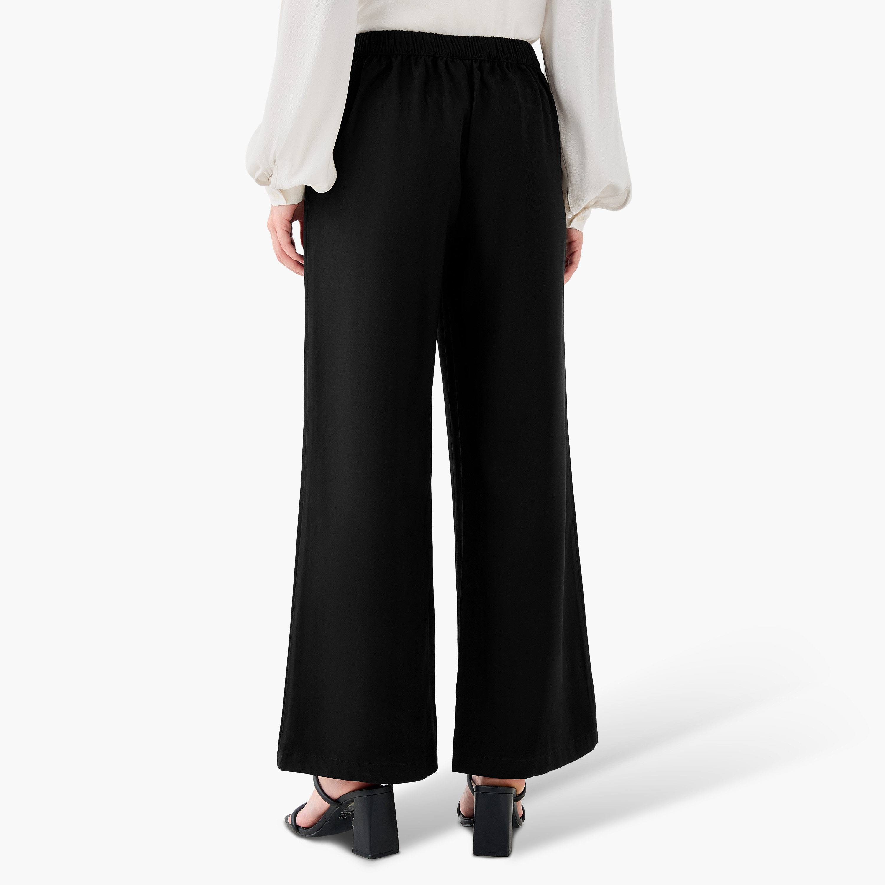 Regular Fit Mid-Rise Wide Leg Pants-women-clothing-coordsets-image-3