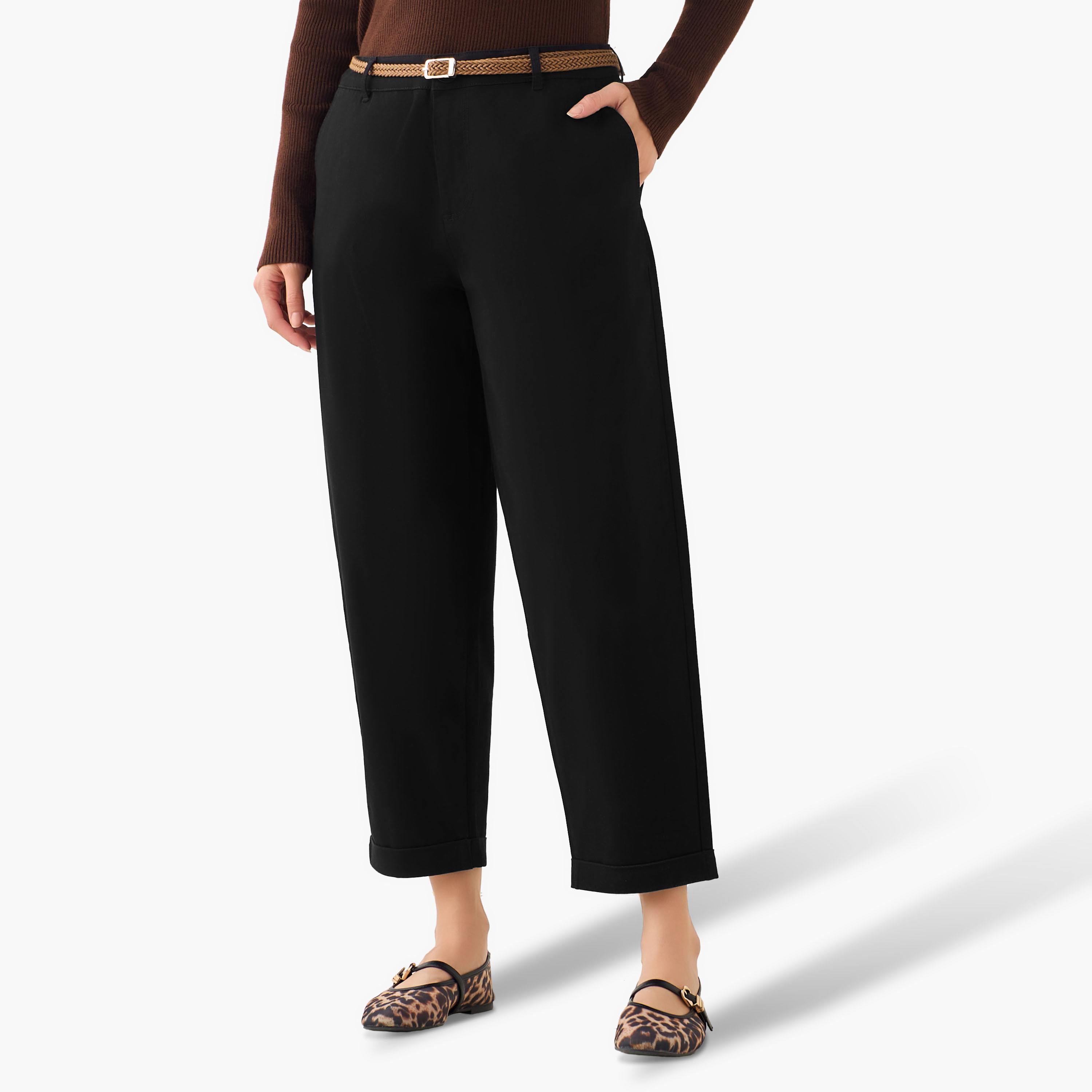 Relaxed Fit High Waist Chino Pants-women-clothing-bottoms-trousers-image-2