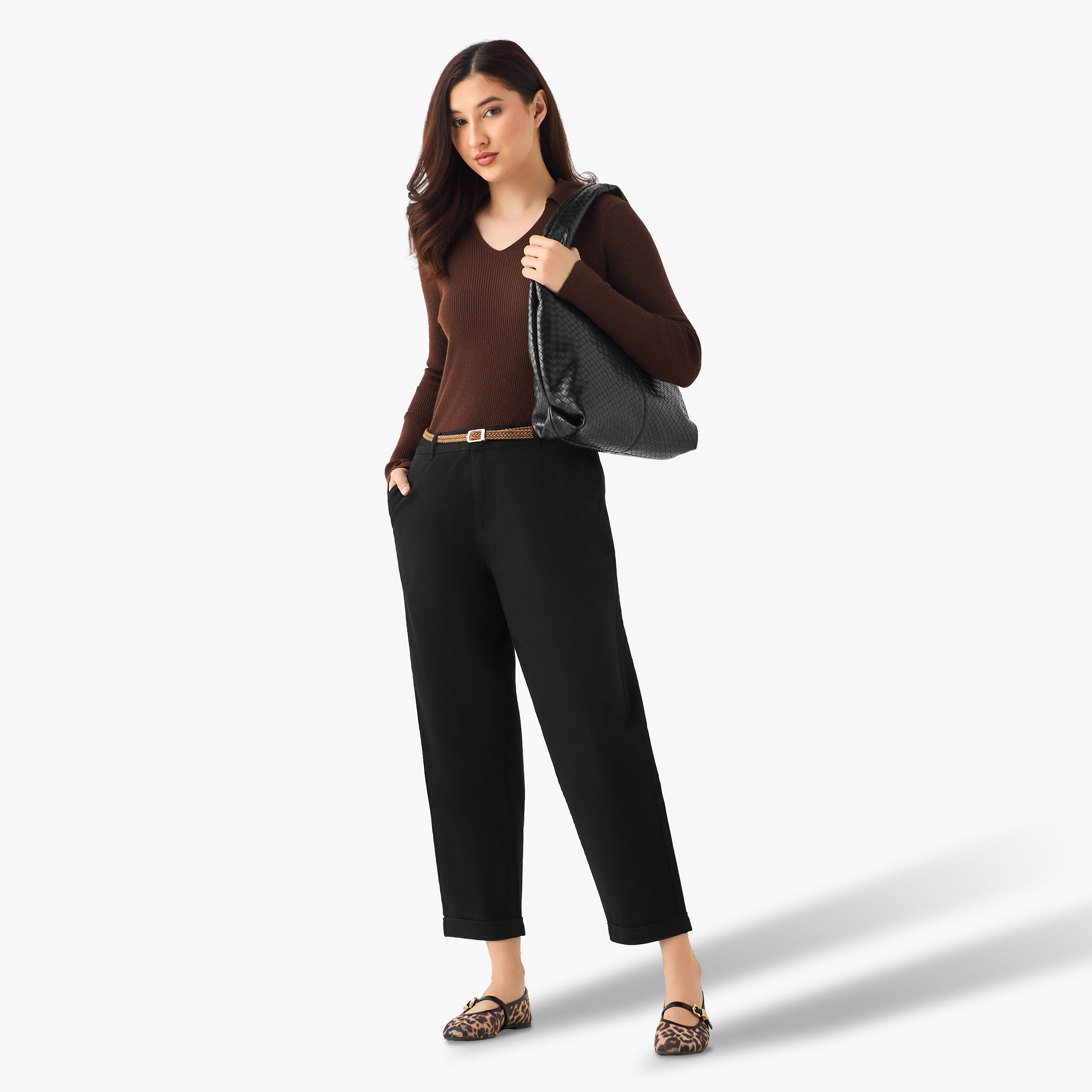 Relaxed Fit High Waist Chino Pants-women-clothing-bottoms-trousers-image-3