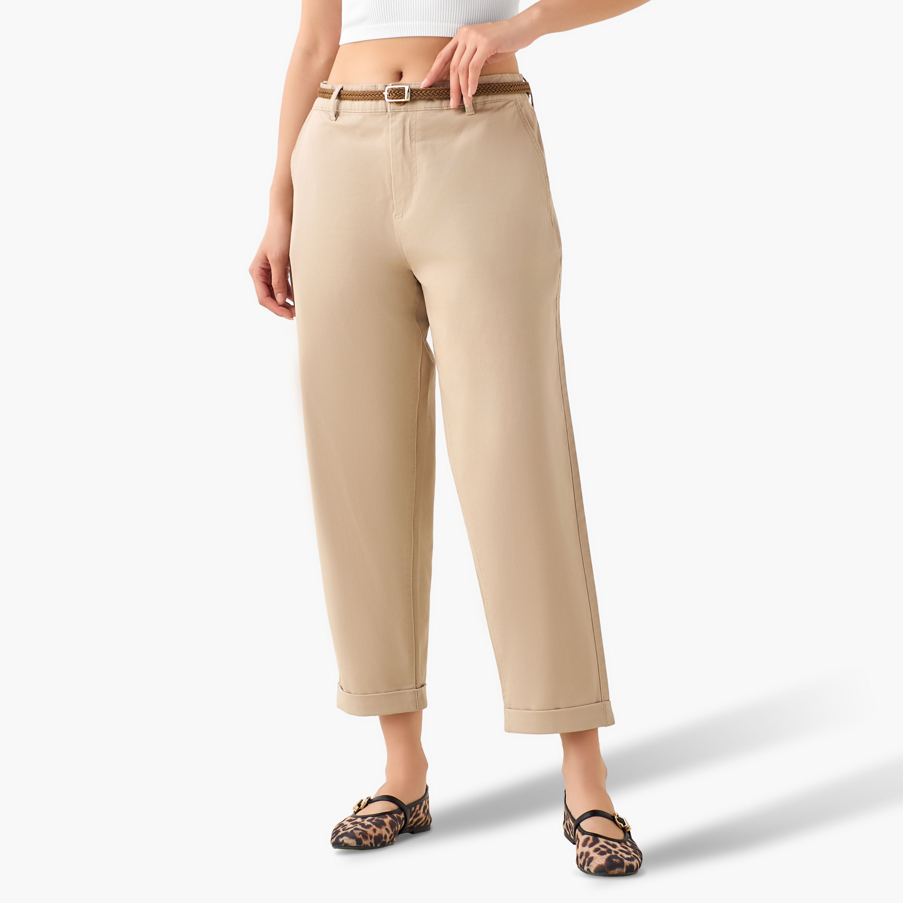 Relaxed Fit High Waist Chino Pants-women-clothing-bottoms-trousers-image-2