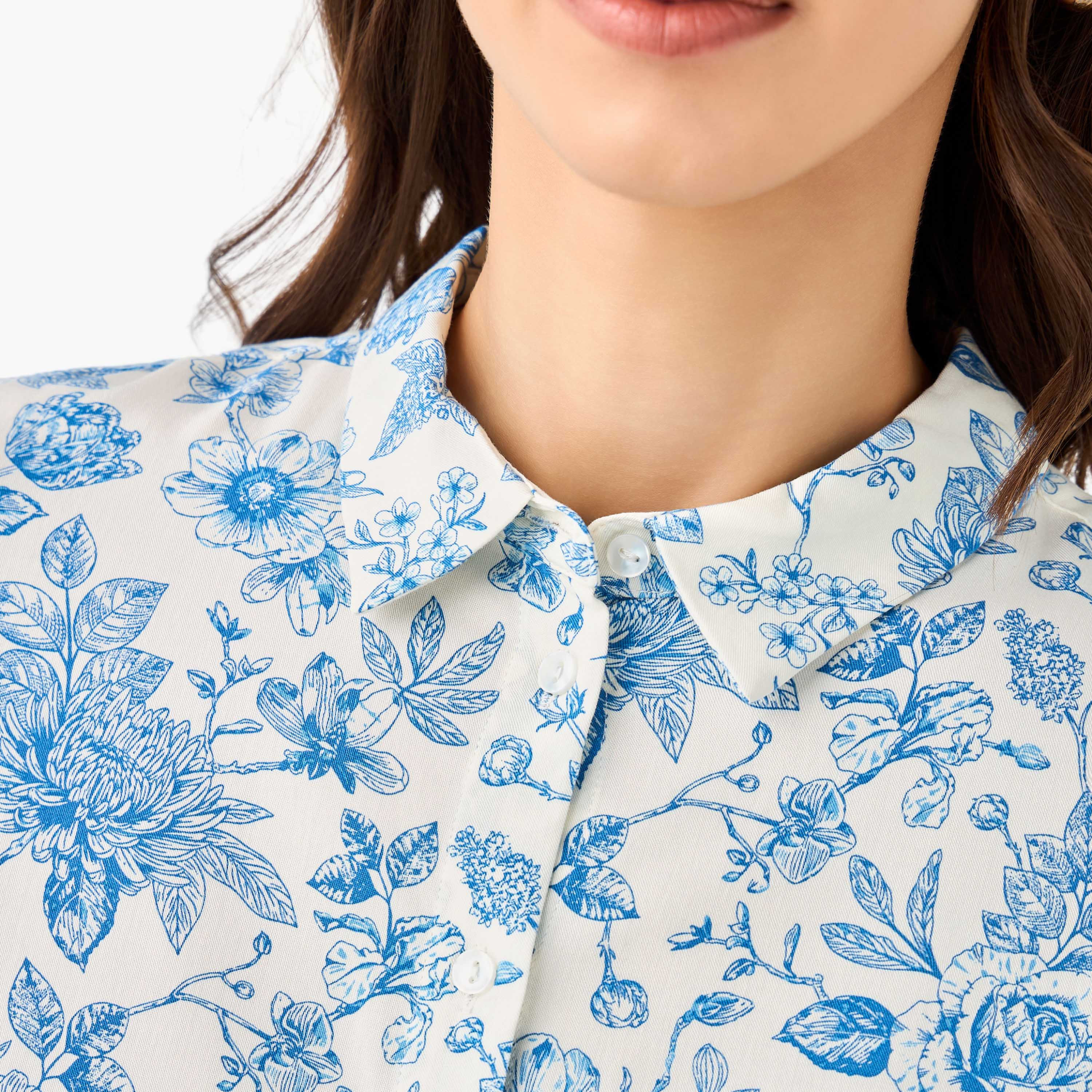 Viscose Shirt with Floral Print-women-clothing-shirtsandblouses-shirts-image-2