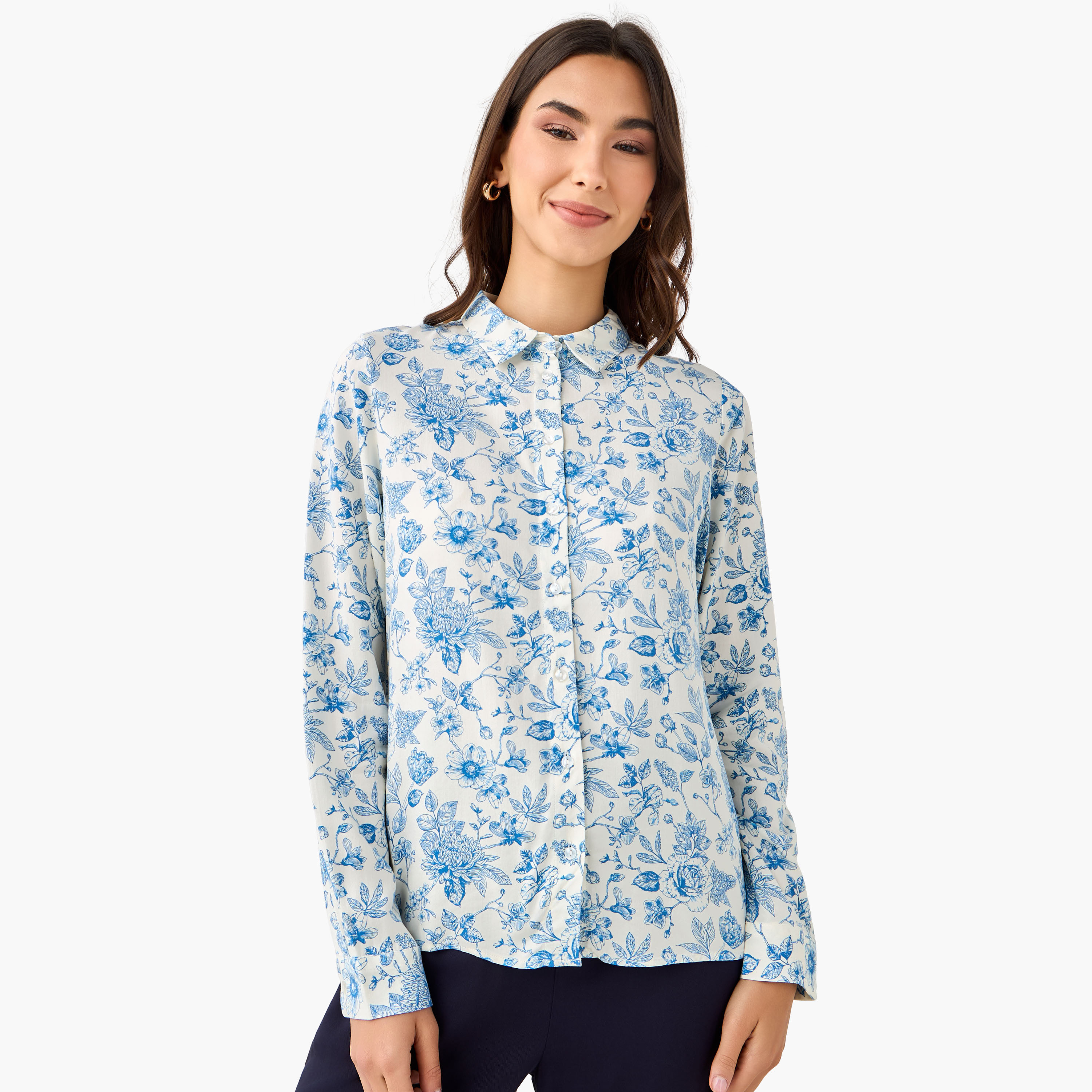 Viscose Shirt with Floral Print-women-clothing-shirtsandblouses-shirts-image-6