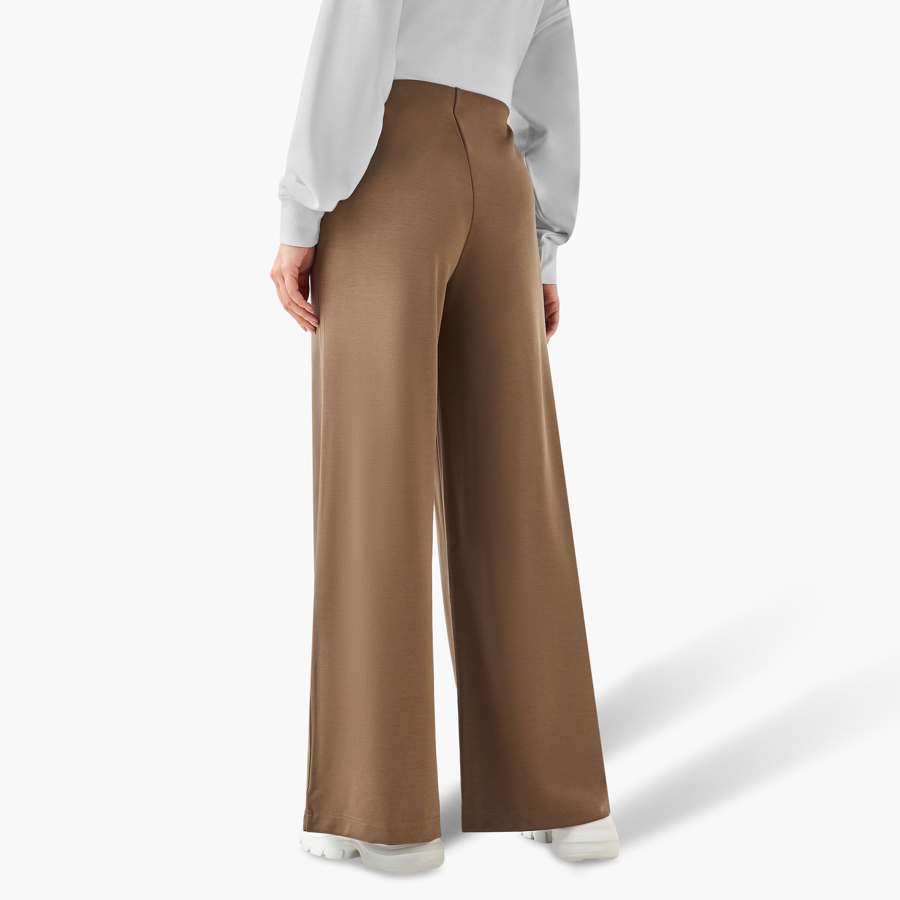 Flexi Waist Modal Blend Wide Leg Pants-women-clothing-coordsets-image-5