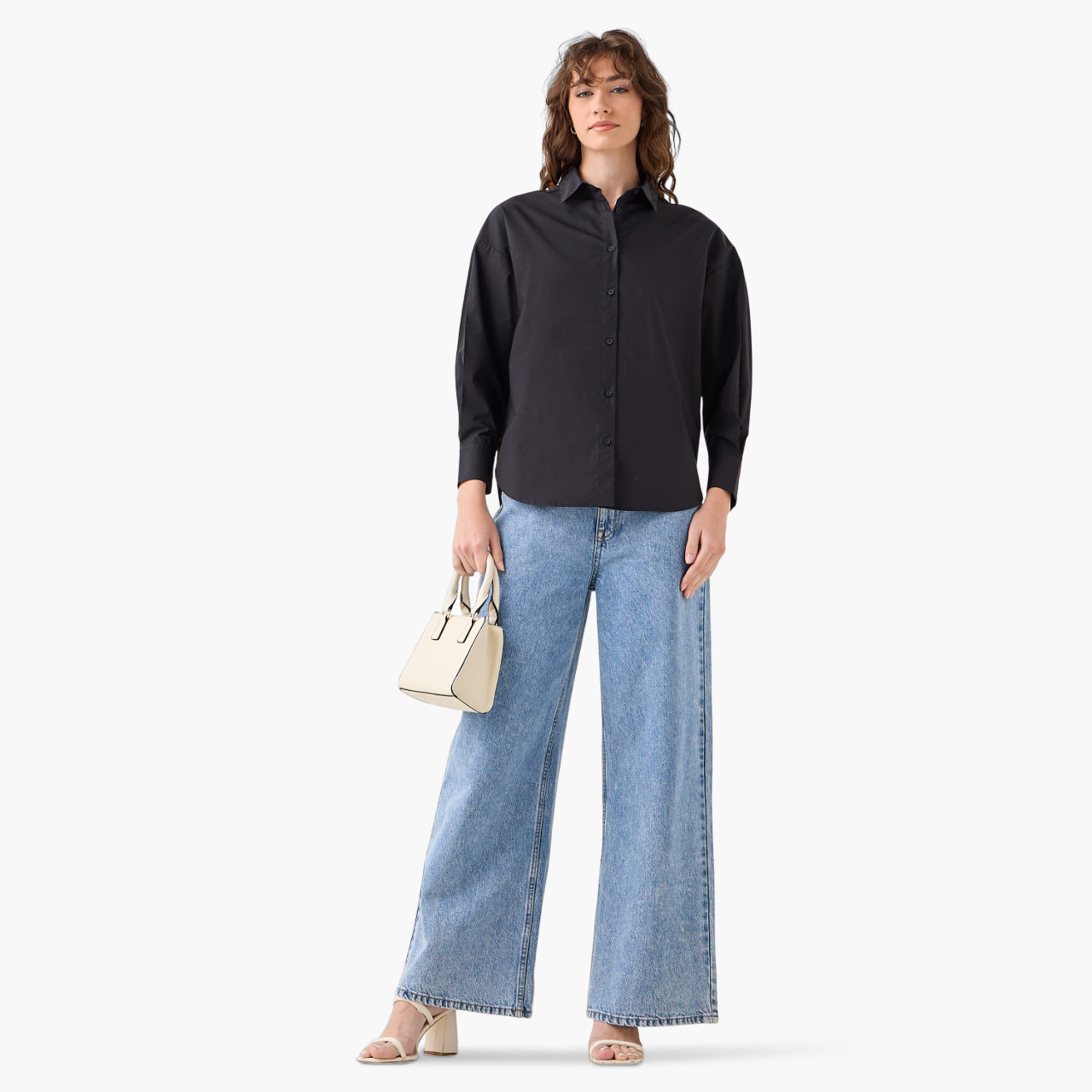 Poplin Cotton Shirt with Collar-women-clothing-shirtsandblouses-shirts-image-3