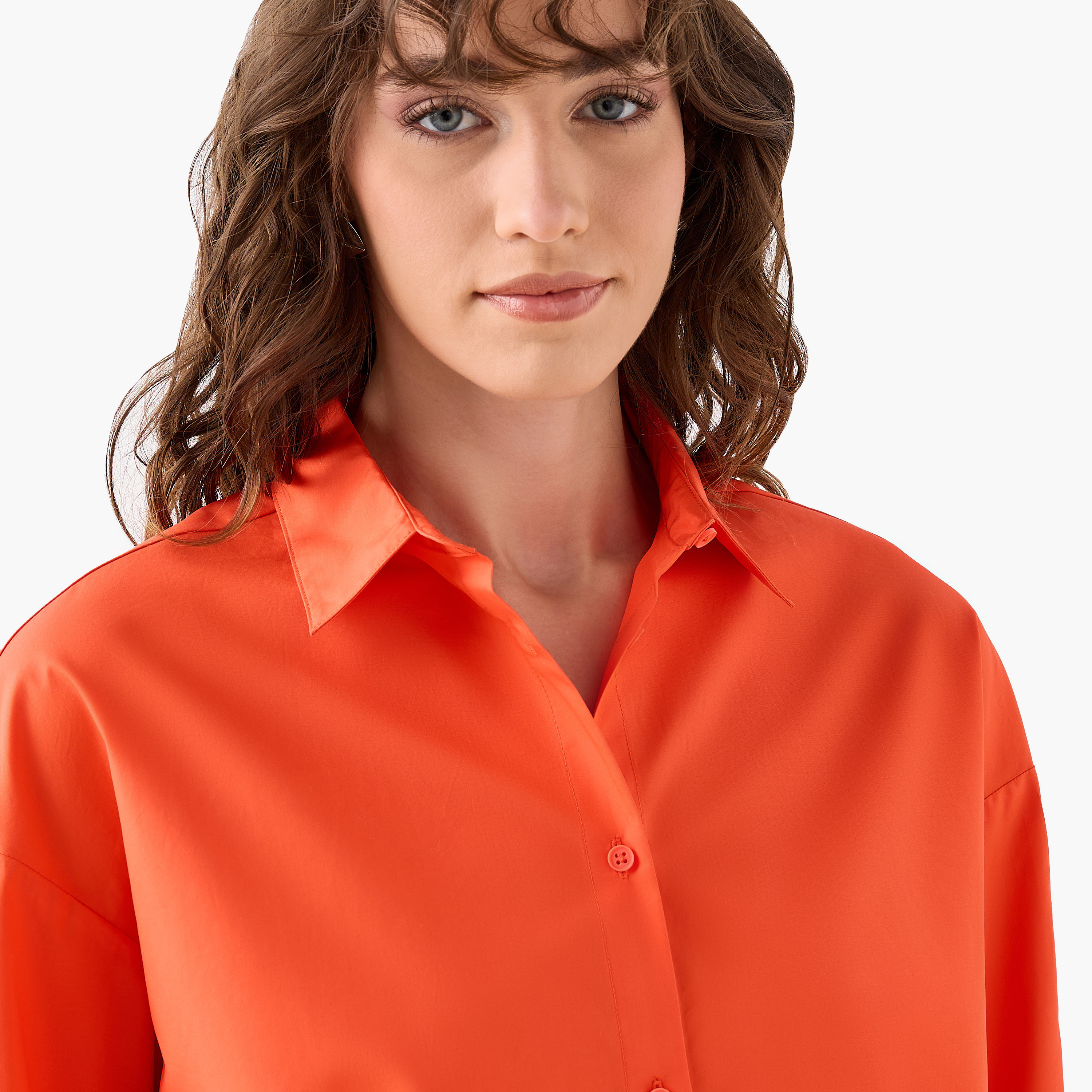 Poplin Cotton Shirt with Collar-women-clothing-shirtsandblouses-shirts-image-6