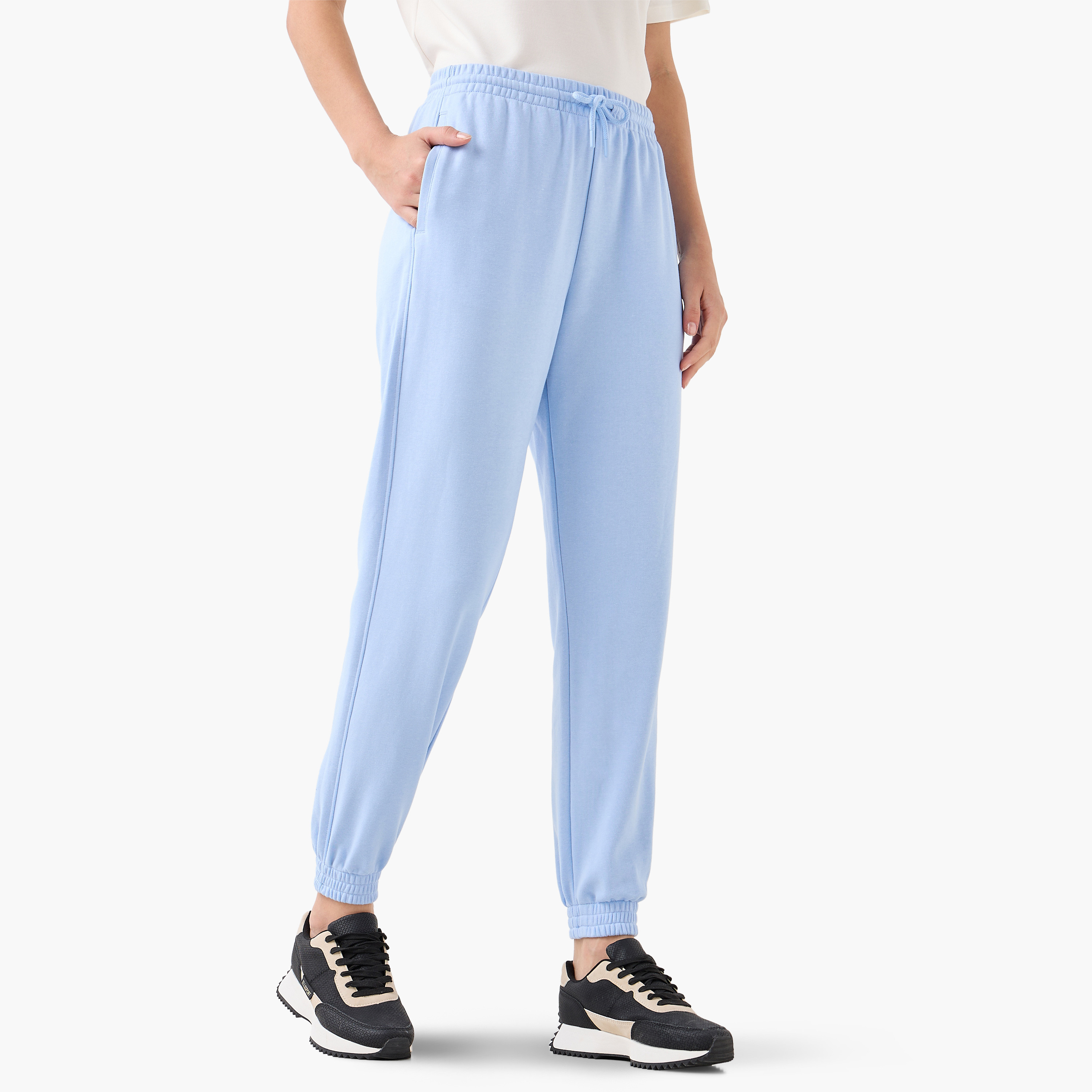 Flexi Waist Joggers with Pockets-women-clothing-bottoms-joggers-image-2