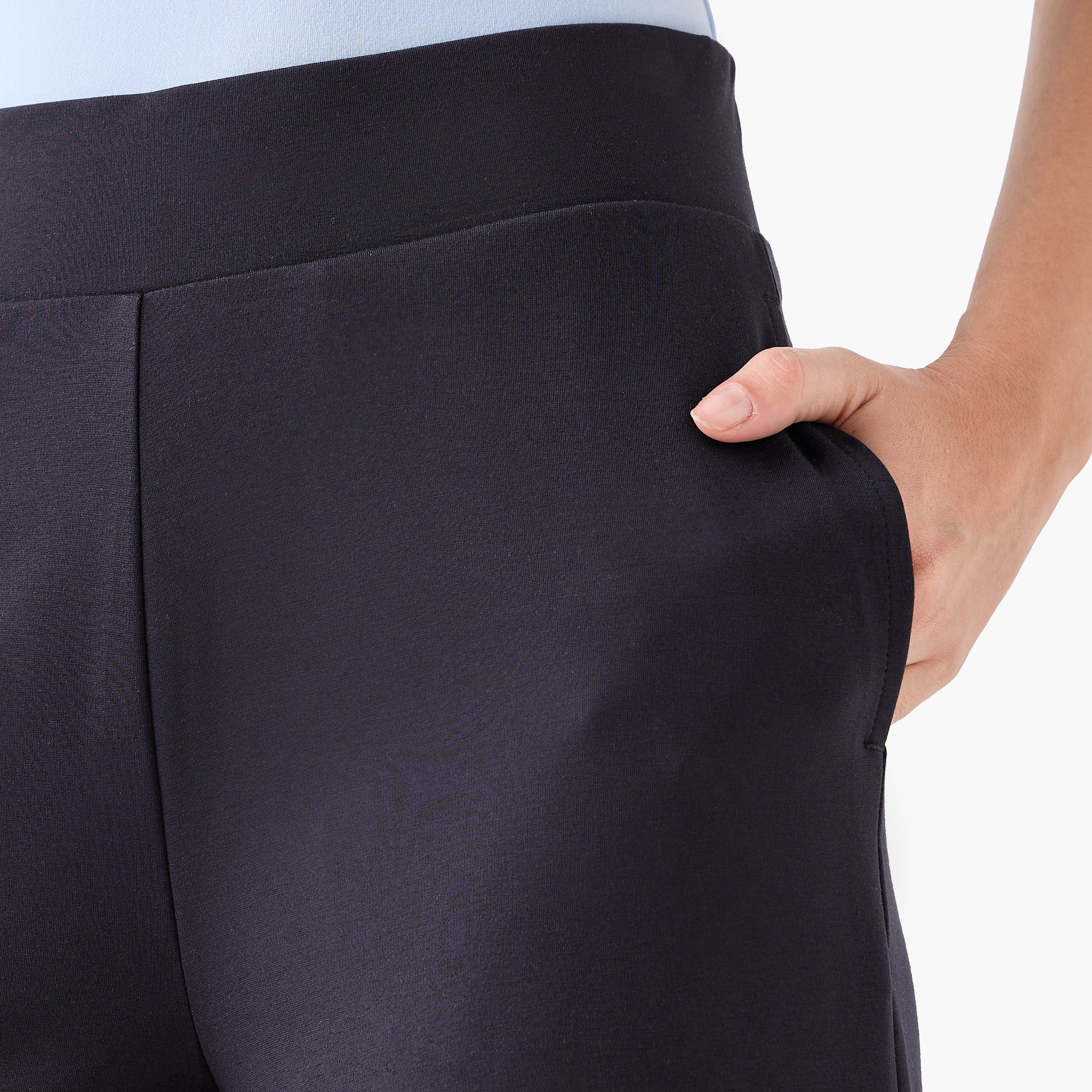 بنطلون واسع الساقين بخصر مرن-women-clothing-bottoms-trousers-image-5
