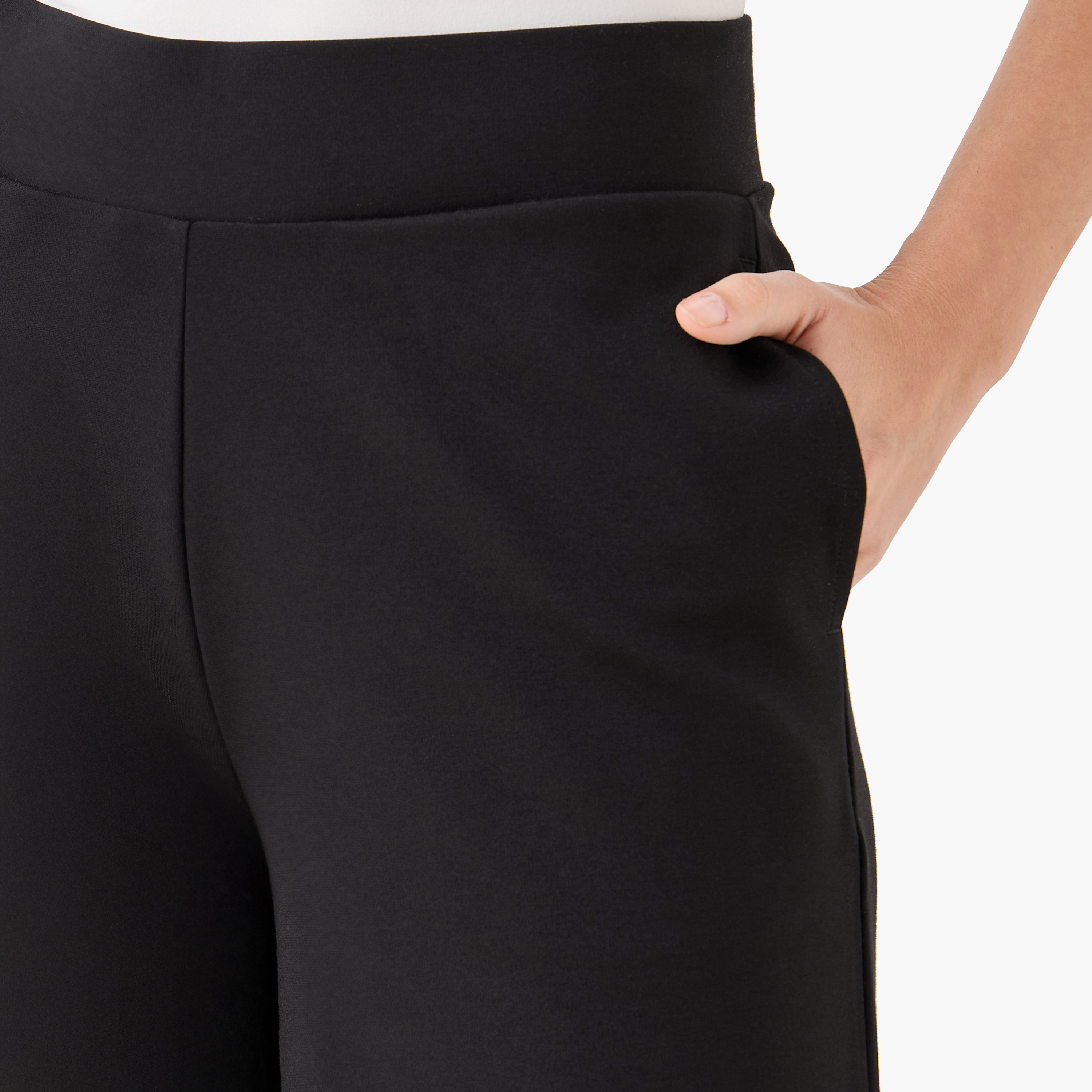 بنطلون واسع الساقين بخصر مرن-women-clothing-bottoms-trousers-image-5